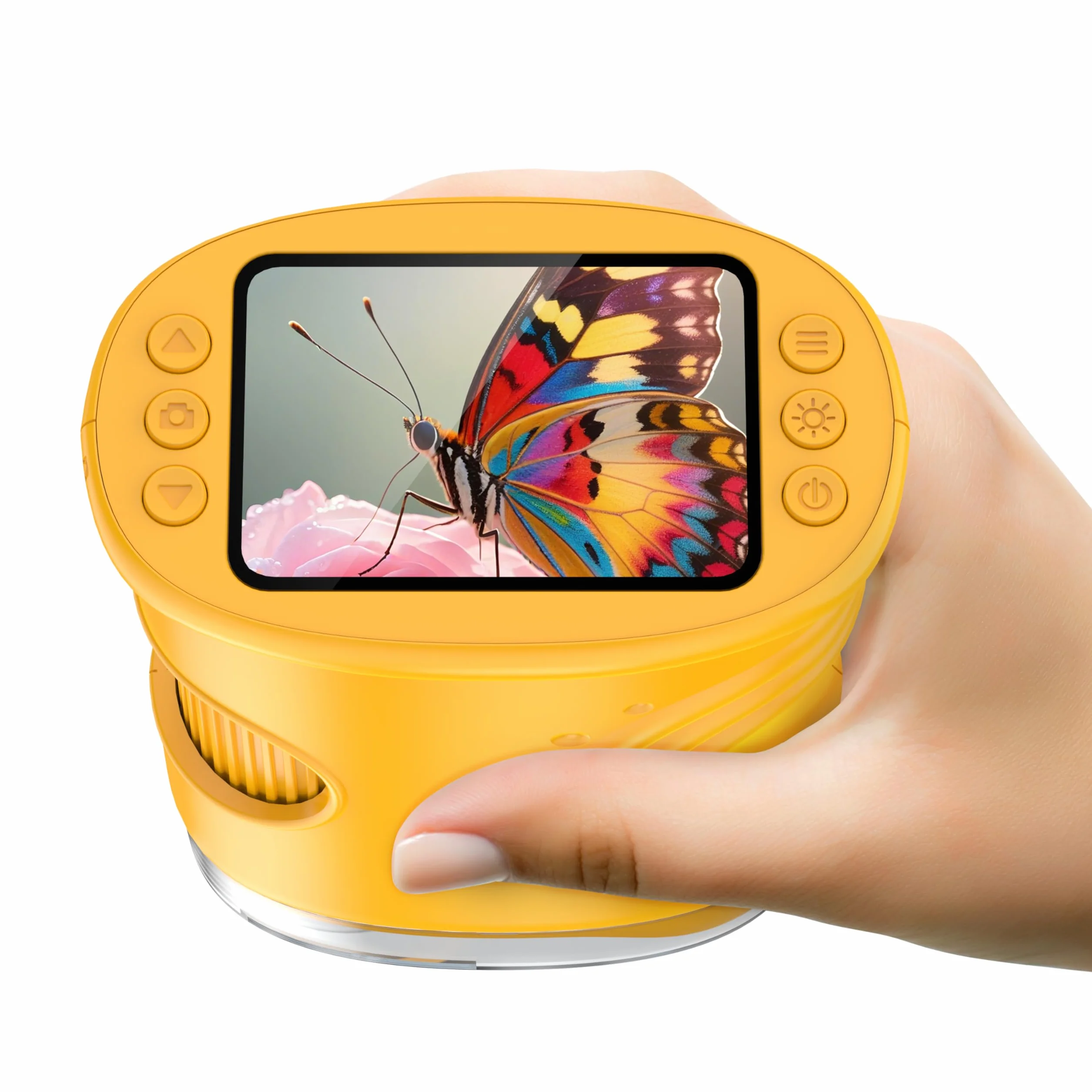 Microscopi per bambini 4K, microscopio portatile mini tascabile 1000X, giocattoli educativi scientifici, regali per bambini dai 4 ai 6 anni, dagli 8 ai 12 anni, studenti, ragazzi e ragazze