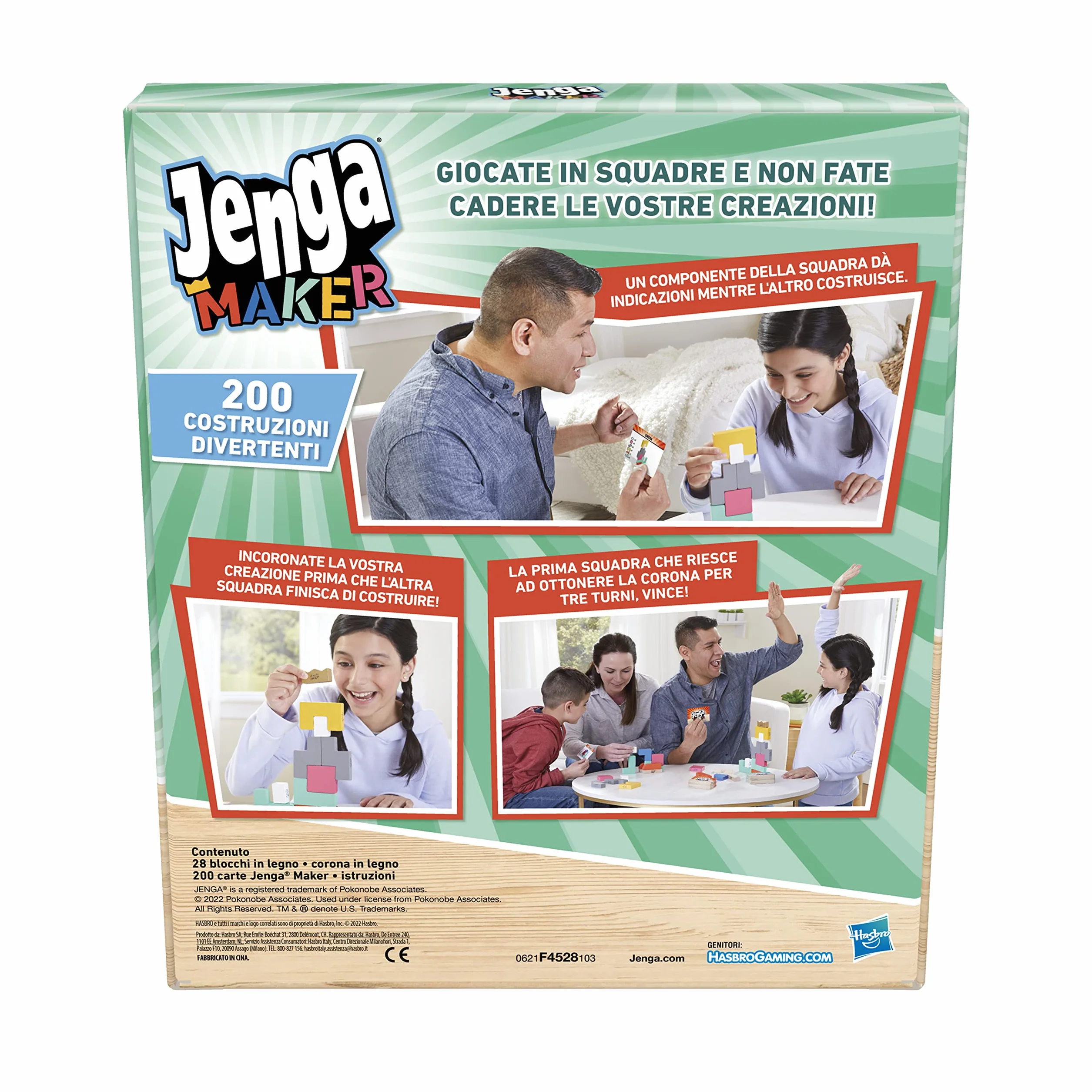 Hasbro - Gaming Jenga Maker, 8+
