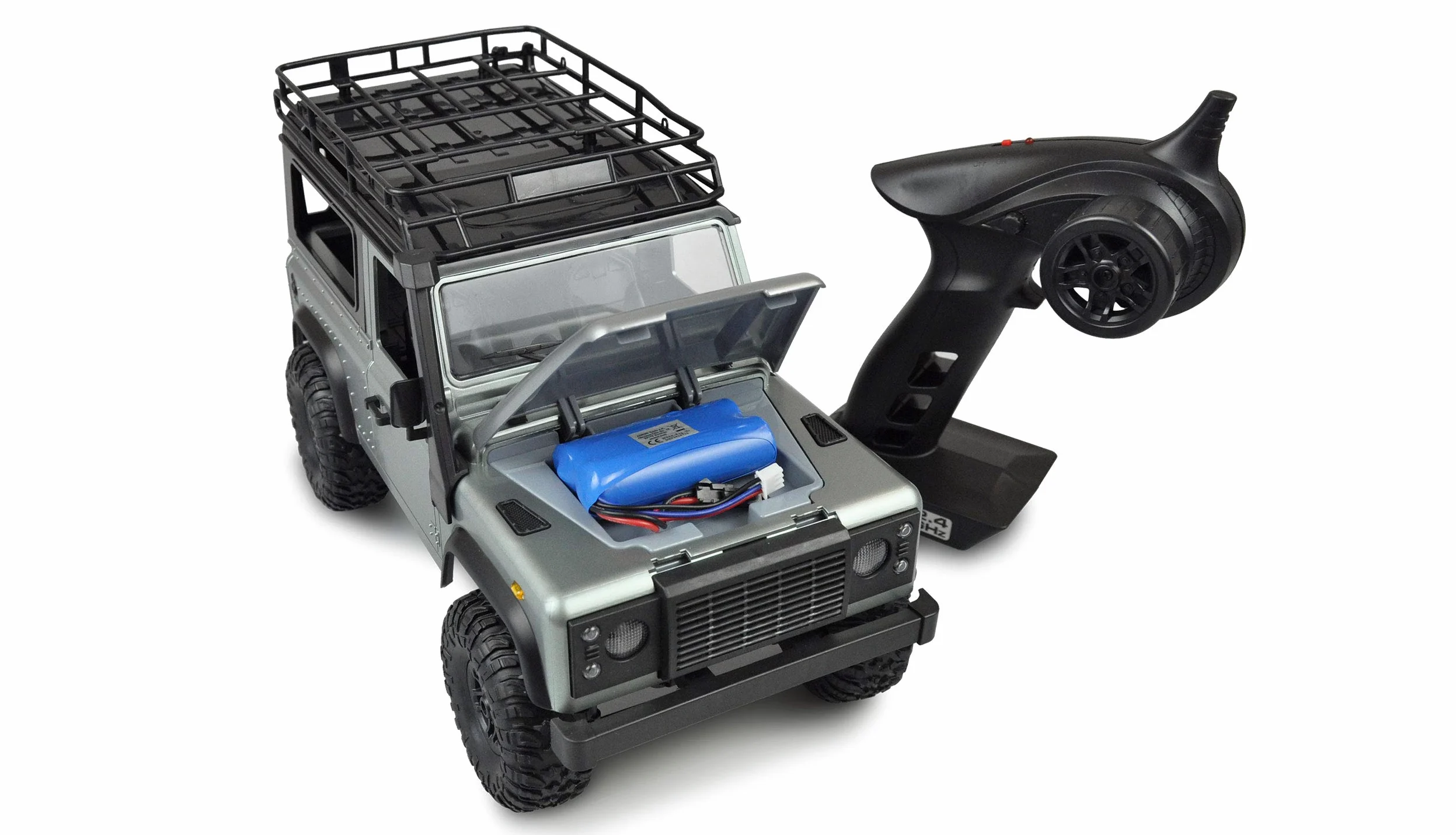 Amewi Land Rover Defender 90 Fuoristrada in Scala 4WD 1:12 RTR RC telecomandato