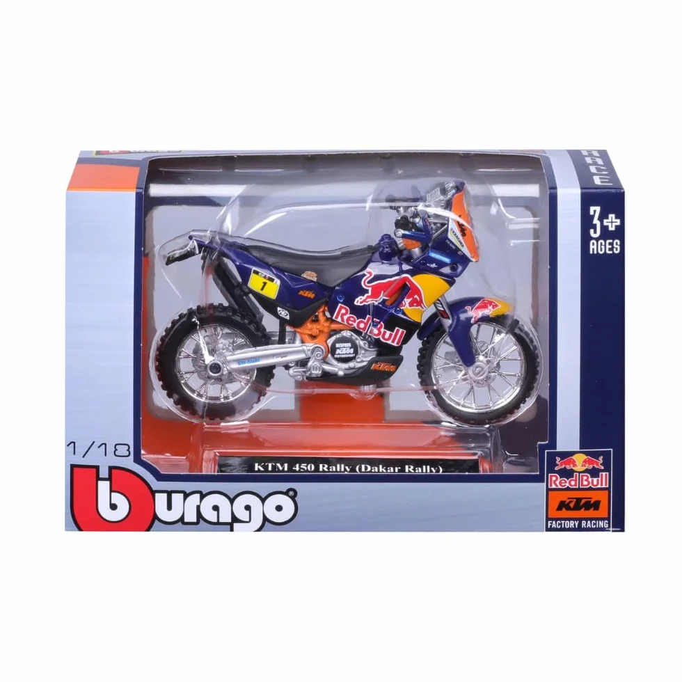 KTM 450 Rally [ Bburago 51070] Factory Racing Team 1 18 pressofusi, ordinati