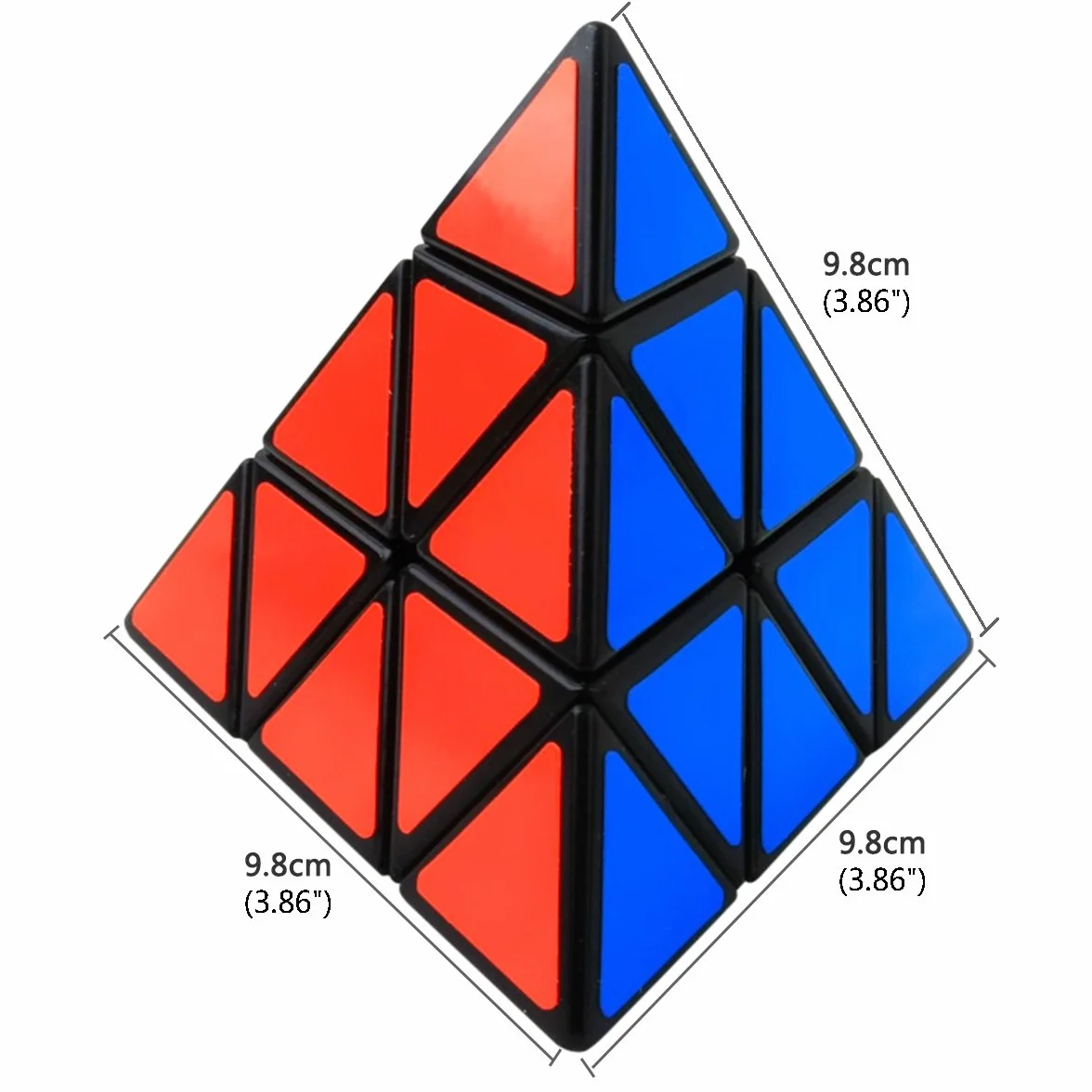 Cooja 3x3x3 Magic Pyramid Cube Speed Cube Brain Puzzle