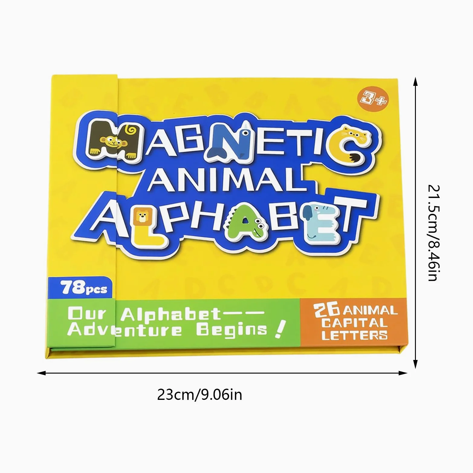 Lettere Magnetiche Animali Giocattolo Asilo | Magneti Frigo per Bambini 3+ Anni Ragazzi Ragazze Casa Scuola Lavagna Asilo Viaggio