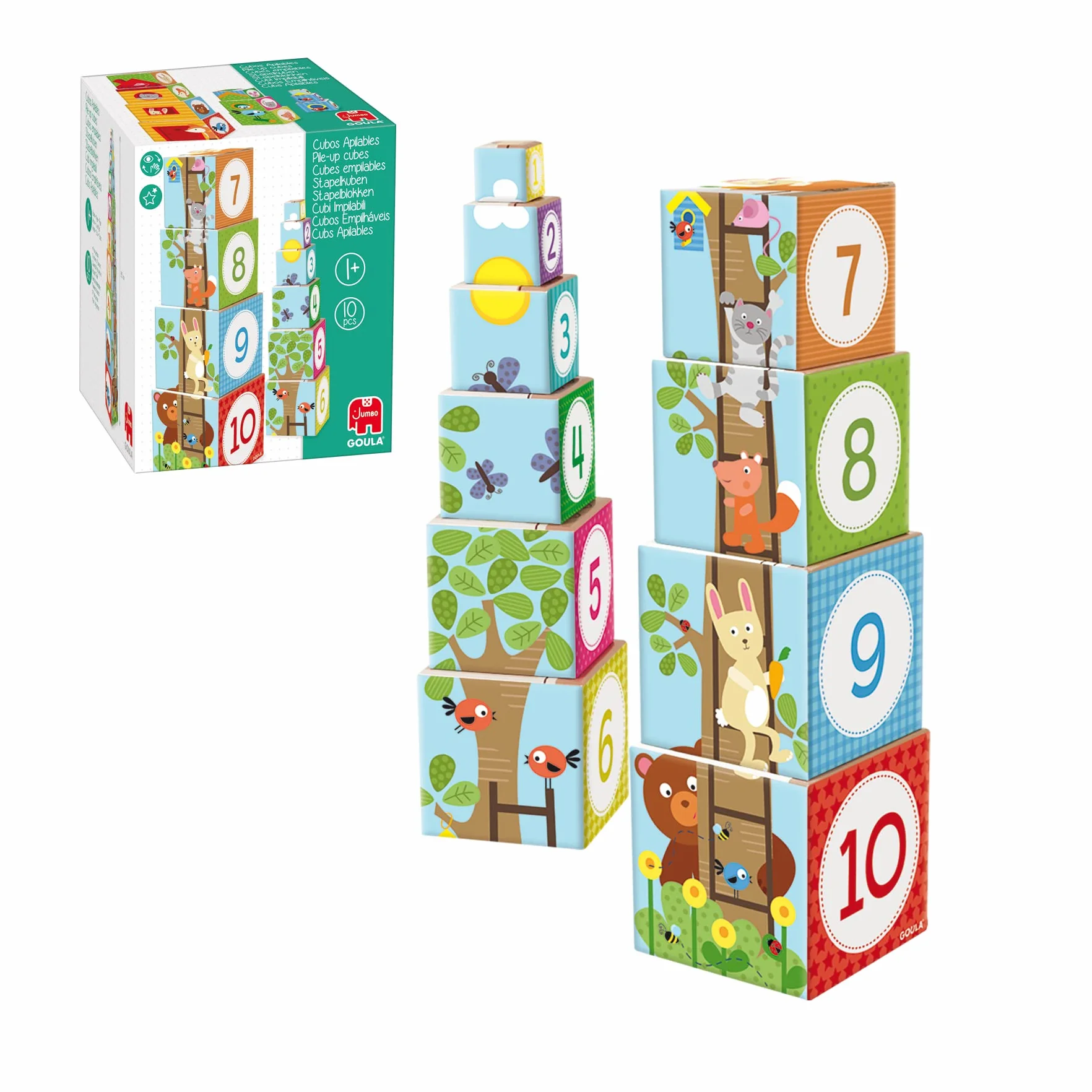Goula 55219 - Cubi Impilabili Bosco