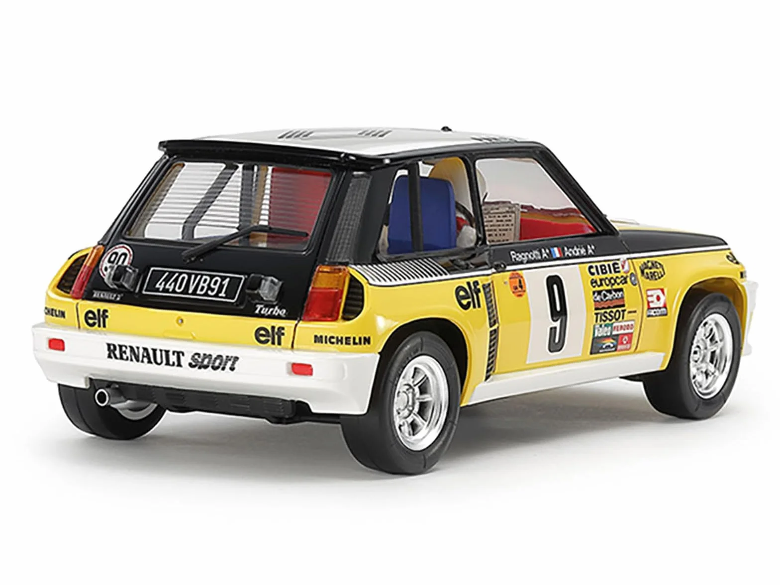 Tamiya 24027 1:24 Renault 5 Turbo 1975 Rally - modellismo, kit di plastica, hobby, artigianato, colla, modellismo, modello, costruzione di plastica, kit auto