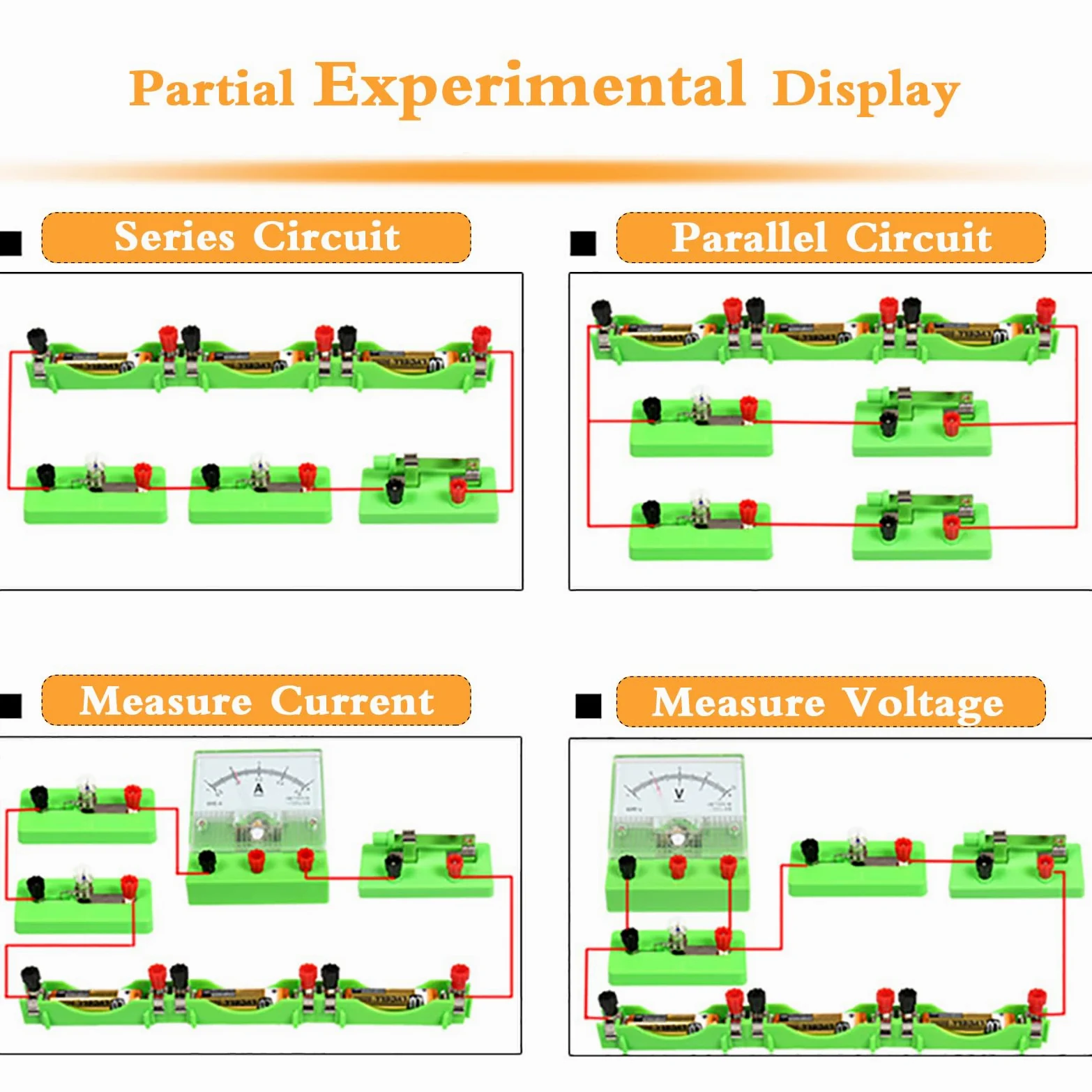 Kit di esperimenti Scienziati Bambini,Kit educativi Scienze per Principiante Imparare Elettricite e Magnetismo Circuiti di Base giochi kit esplorazione ai laboratori scientifici,Stem