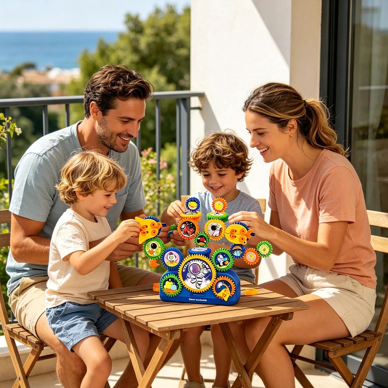 Da Costruzione Con Ingranaggi Set Educativo Divertente Con Incastro | Giocattoli Di Per Bambini E Bambine Interni Camera Soggiorno Giardino Cortile Casa