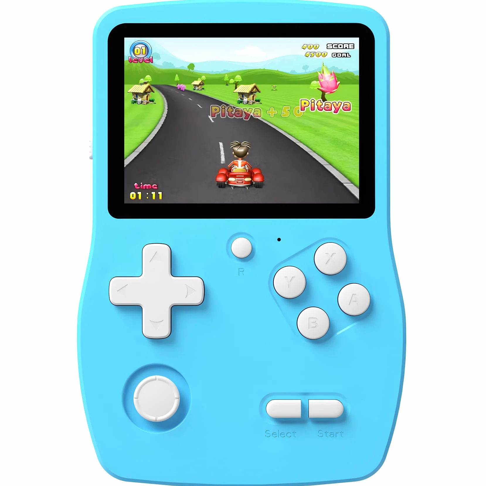 32 Bit Console Giochi Portatile per Bambini con 139 Videogiochi, Giocatore di Giochi con Schermo IPS da 3,0" e Batteria Ricaricabile, Mini Giochi da Viaggio Regali per Ragazzi Ragazze (Blu)