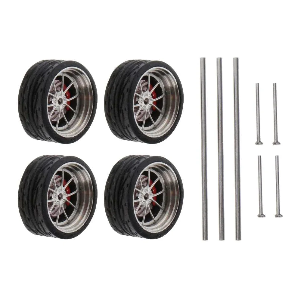 Accessori Auto Modello 1/64 – Ruote Alluminio | cerchi rimovibili, per collezione, adulti