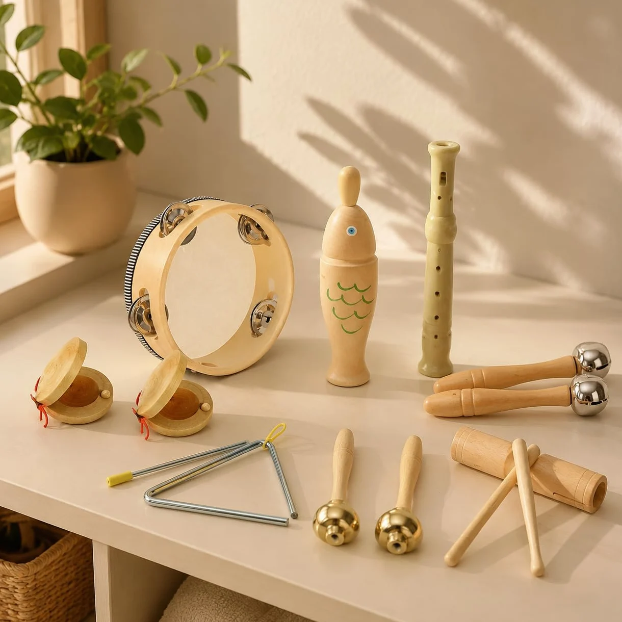 Strumenti Musicali per Bambini in Giocattolo, Giochi Musicali Educativi per 1 Anno, per asilo nido
