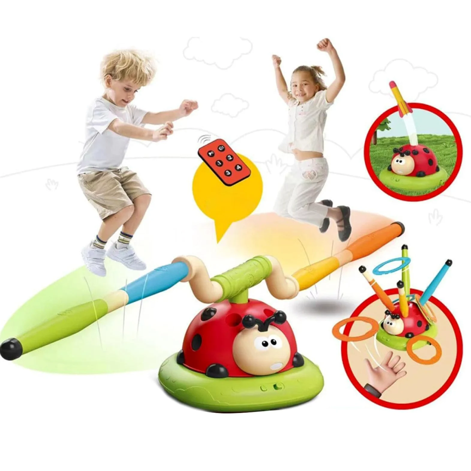 Giocattolo di Lancio del – Set di Anelli all'aperto Set di Sport Attivo per, Attrezzature per Esercizi creativi a Sostegno delle capacità motorie | Scelta di Giochi Divertenti in Corte