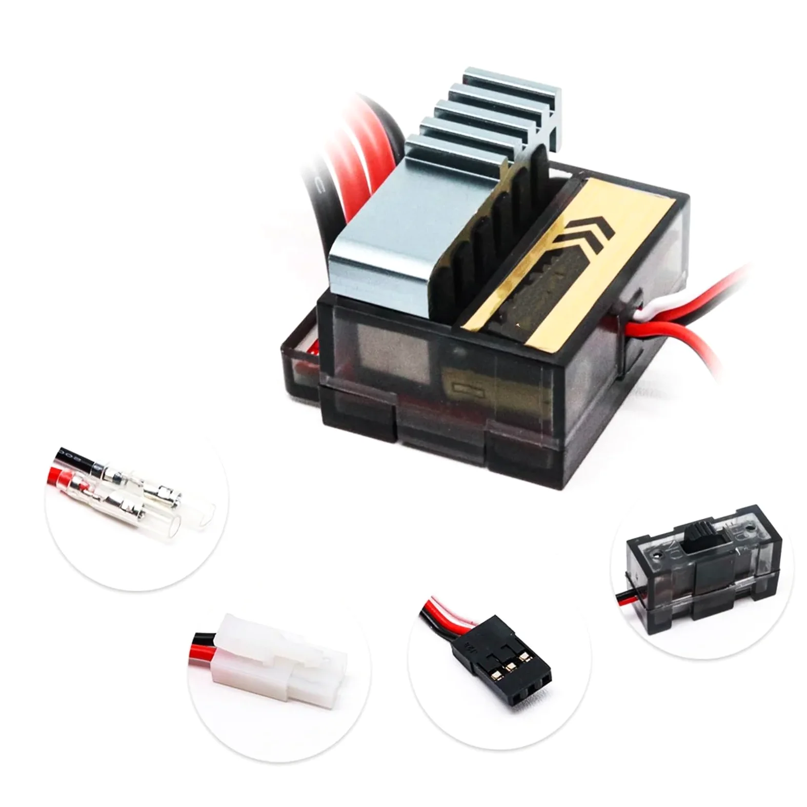 RC Componenti ESC Per SCX10 Per TRX4 Per TRX6 1/8 1/10 320A Spazzola Regolatore Di Velocità Elettrico Cingolato Camion RC Parti Automobili Accessori Modificati