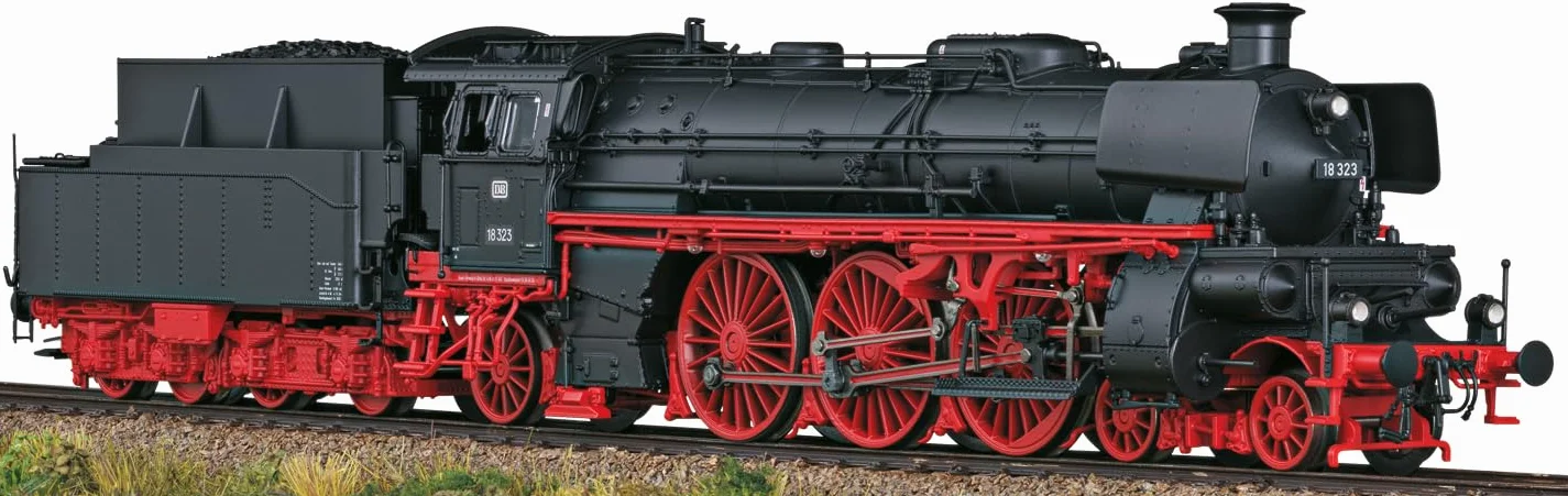 Trix 25323 - Locomotiva a vapore serie 18, 323 DB, Ep. III, DC-MFX Sound