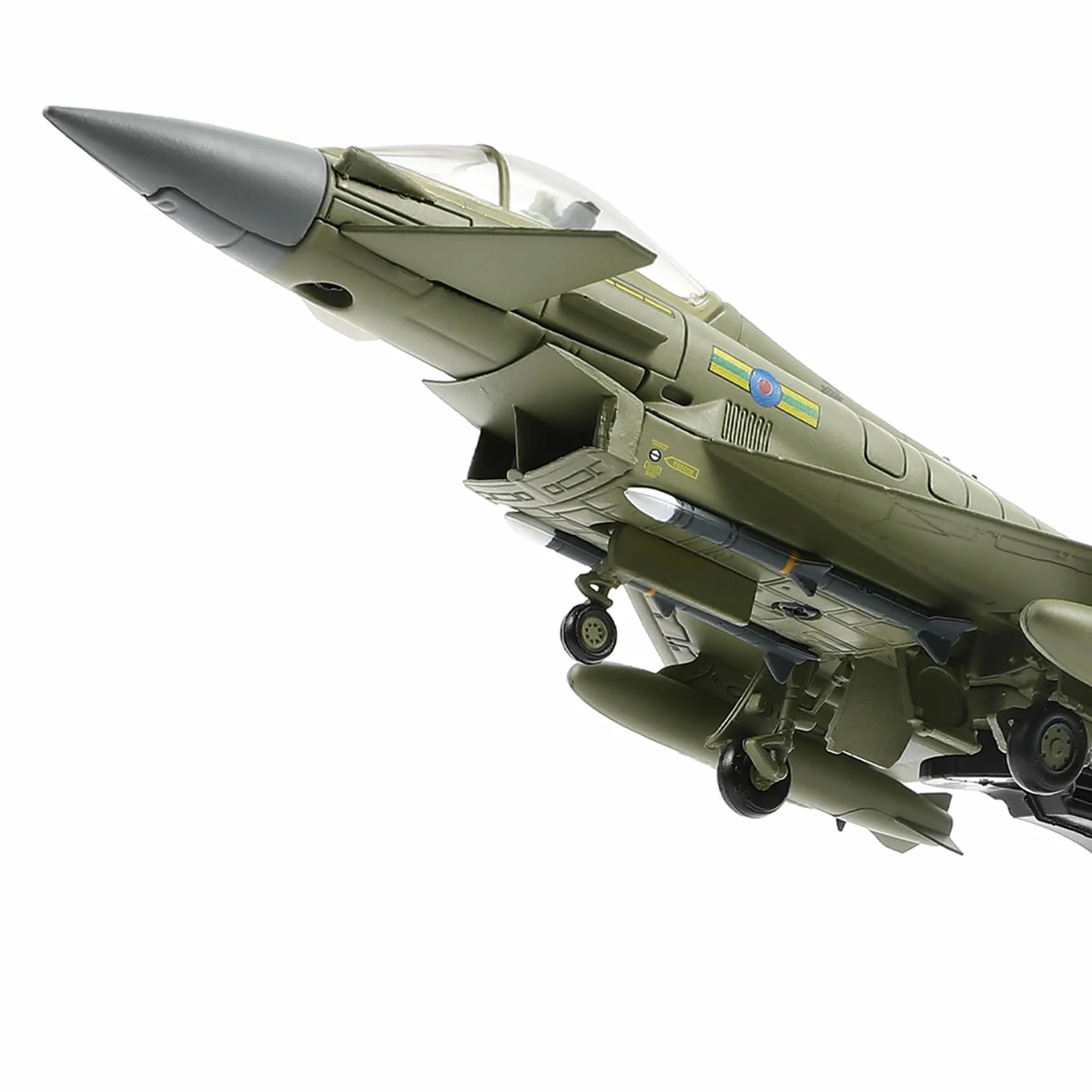 NUOTIE EF2000 Typhoon 1/100 Kit Modello di Caccia in Metallo Pressofuso Eurofighter Kuwait Air Force