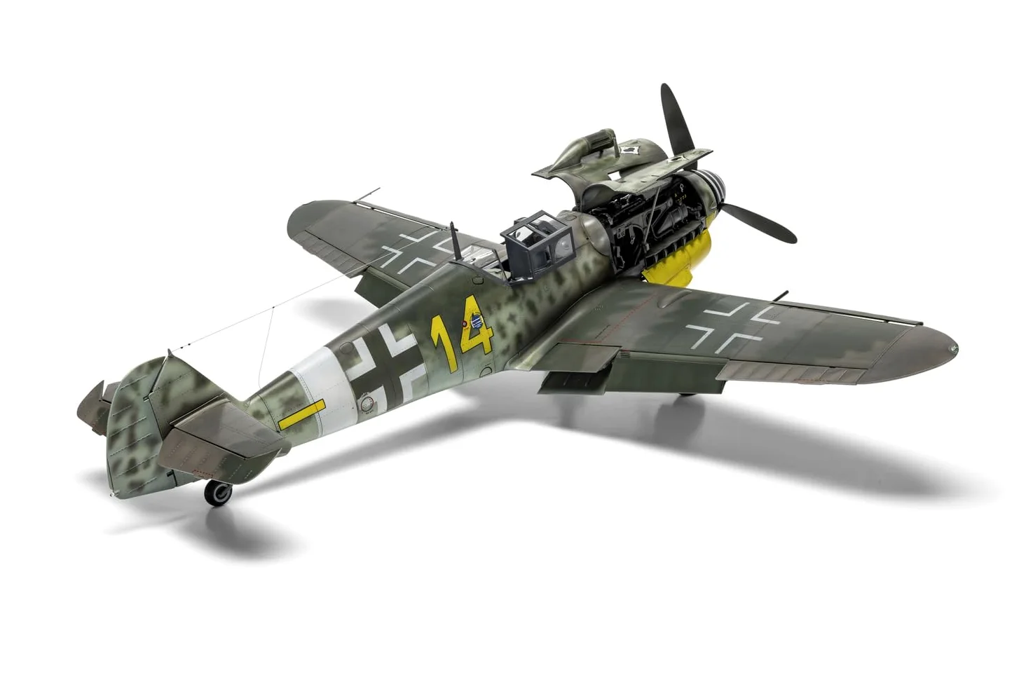 Kit di modellismo aereo in plastica AIRFIX - A17003 Messerschmitt Bf109G-5/6 per adulti e bambini dagli 8 anni in su, il set include sprue e decalcomanie - Modellismo aereo in scala 1:72
