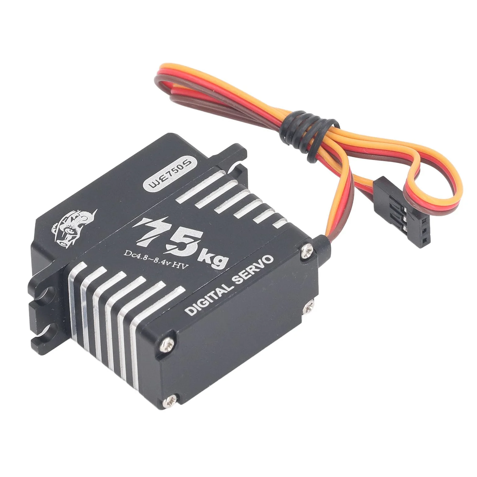 Servo Sterzo RC 75 Kg Brushless Servo Digitale, Impermeabile, 8,4 V Coppia Alta per 1/10 1/8 1/5 RC Auto
