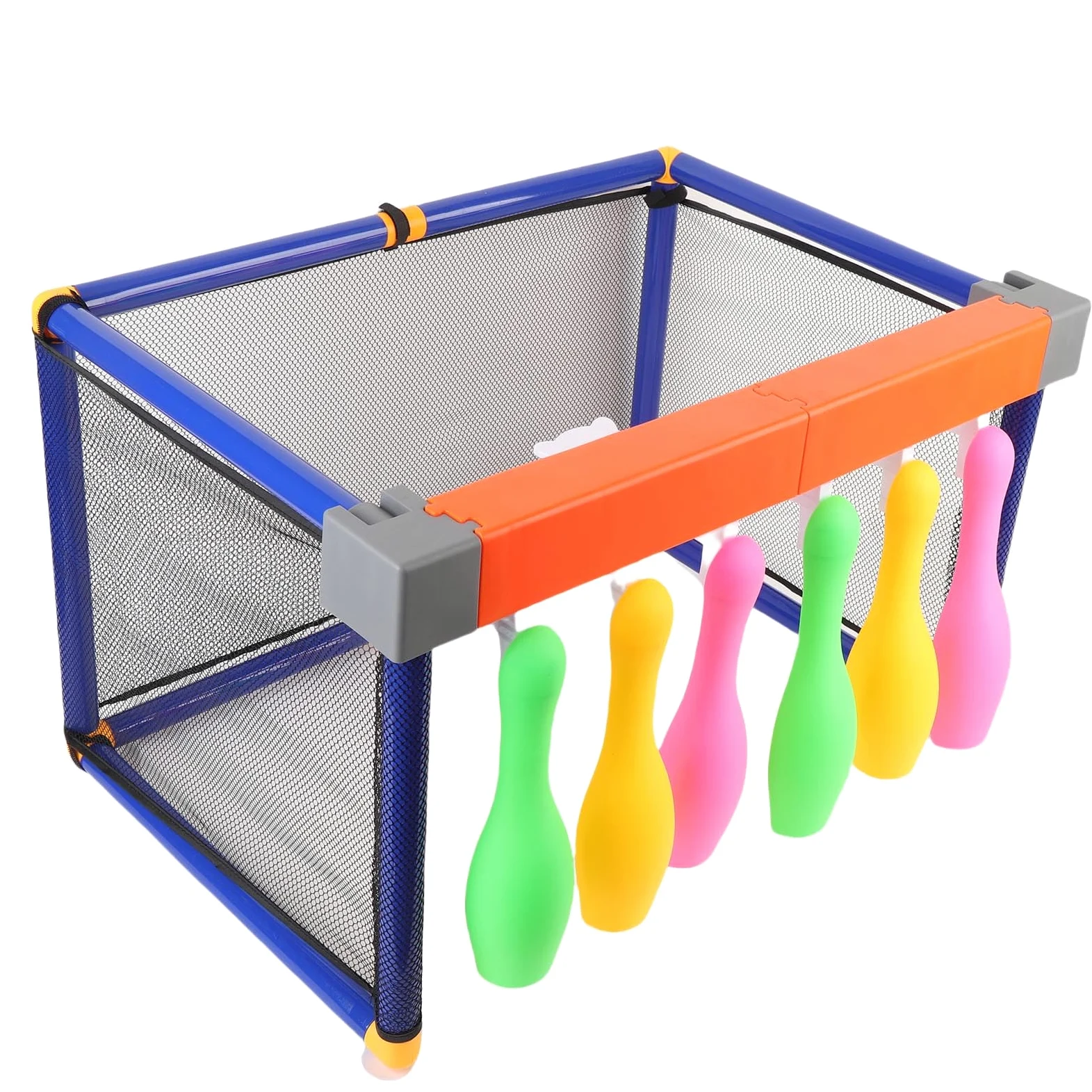 YUYTE Set Giochi Calcio e Bowling 2 in 1 per Bambini con Birilli Luminosi