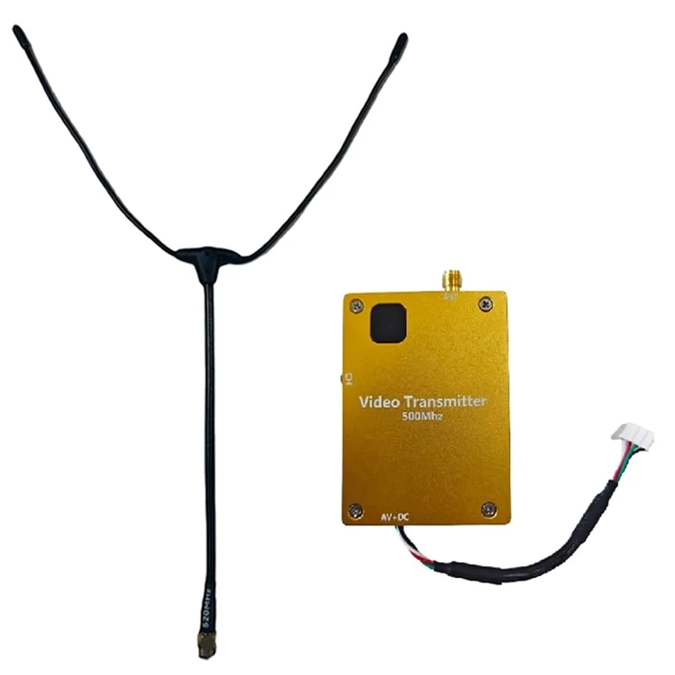 Trasmettitore Video FPV VTX da 40 Km, Trasmettitore Video Wireless da 500 MHz e 4 W, Trasmissione A Lungo Raggio