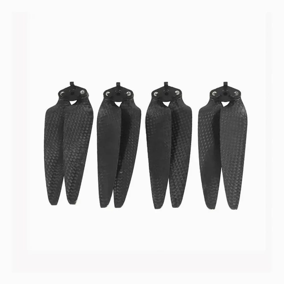 Adatto for eliche in fibra di carbonio, eliche rigide e leggere, eliche pieghevoli, accessori for droni a 2 pale(2Pairs)