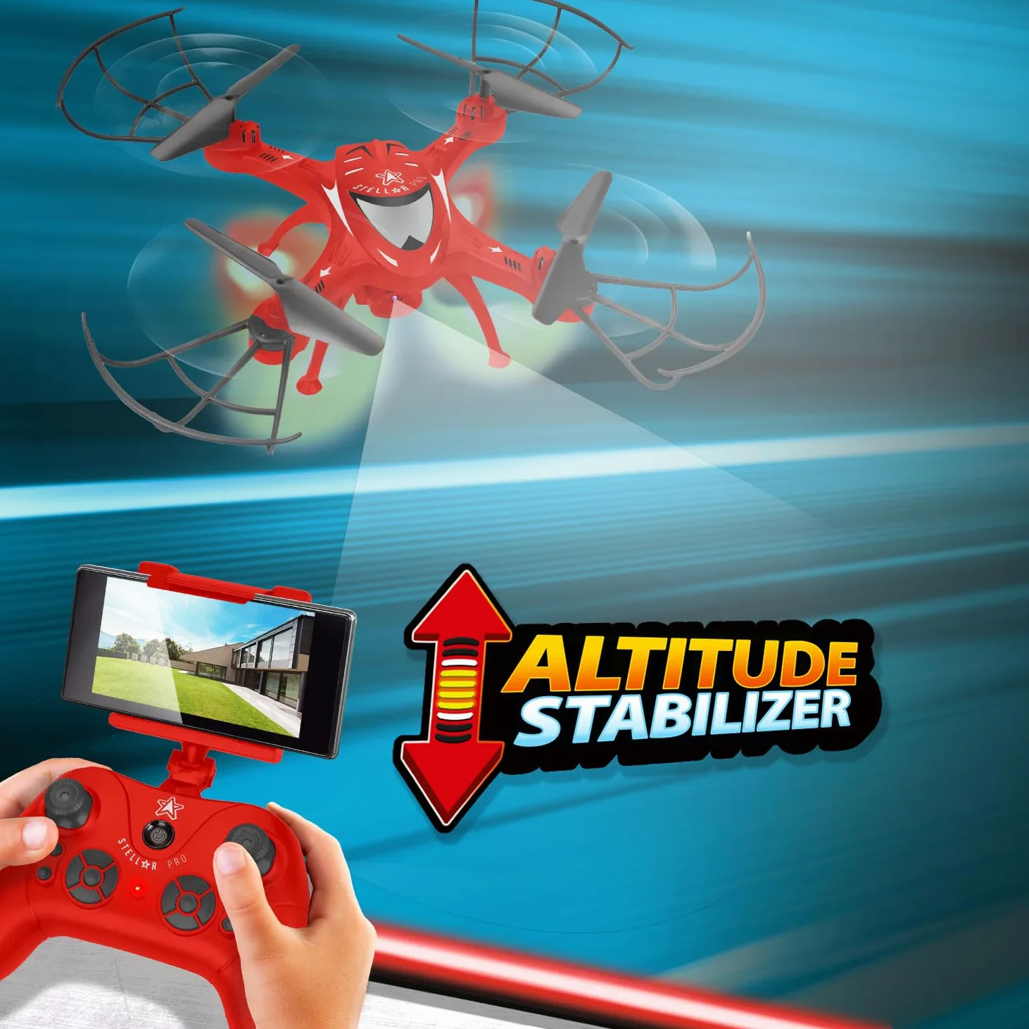 Stellar Drone - Drone Per Bambini +14 Anni | Aereo Telecomandato Per Bambini | Drones Bambini E Adulti | Drones Con Camara Foto E Video