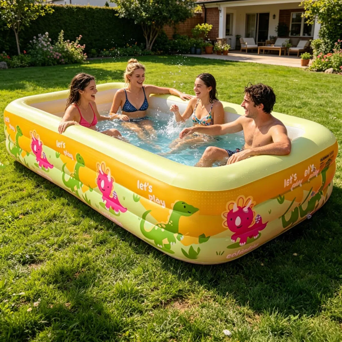 Piscina gonfiabile - piscina gonfiabile a grandezza naturale | Stamp