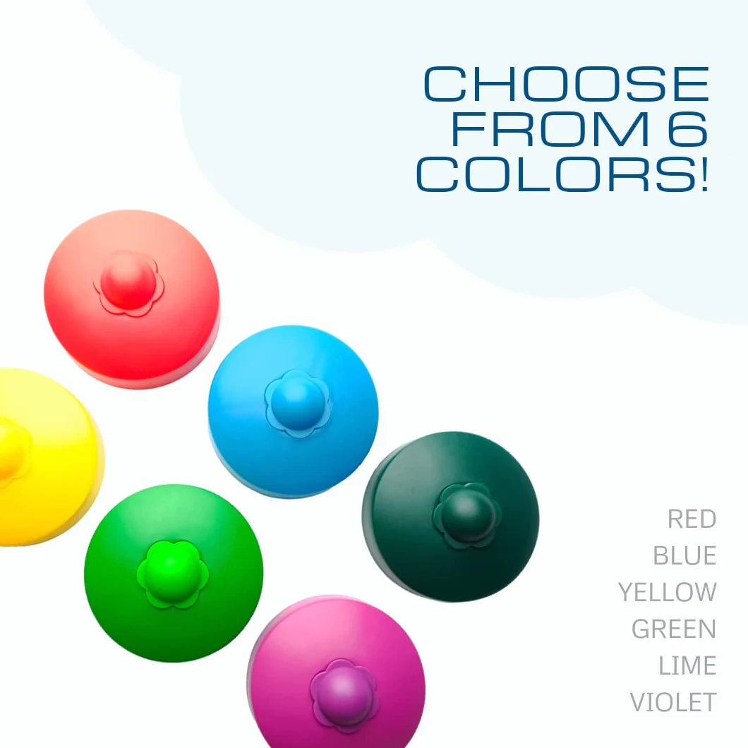 Sovrapposizione in plastica per Trave Tonda Ø 120 mm, Copripalo di plastica per palo Rotondo,Solido, Sicuro, Parco Giochi, Bambini, Colore - Blu