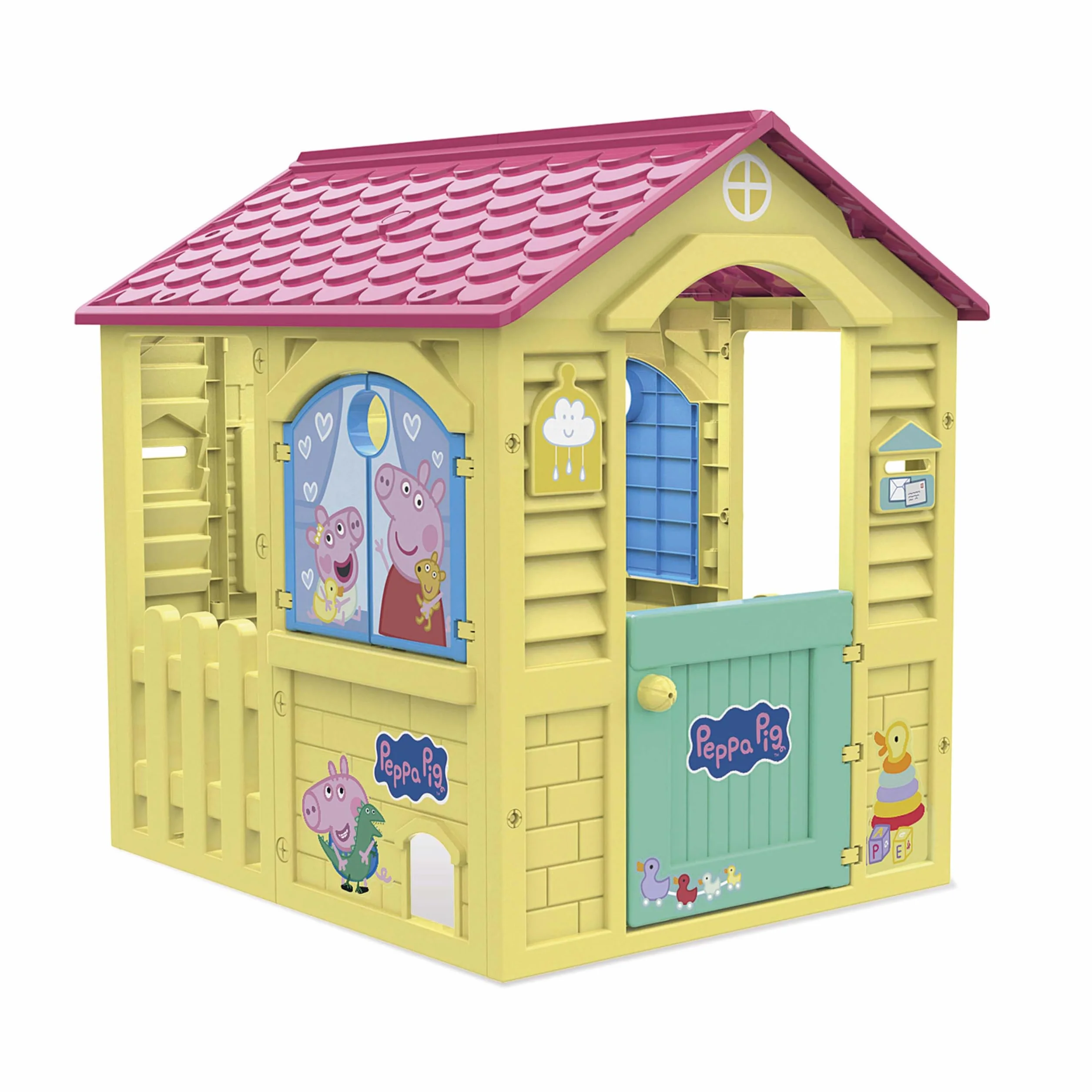 Chicos - Casetta per bambini Peppa Pig | Casetta da giardino per bambini dai 2 anni in su | Resistente e durevole | Casetta (89503)