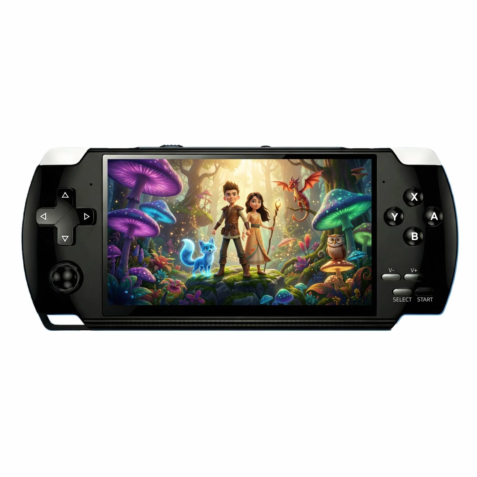 Display 4.3 Po Console di Videogiochi Classica X6 Console Portatile Portatile Emulatori Multipli Lettore MP4/MP3/Libri Digitali Uscita TV Retro Portatile Regalo di Compleanno/Festa