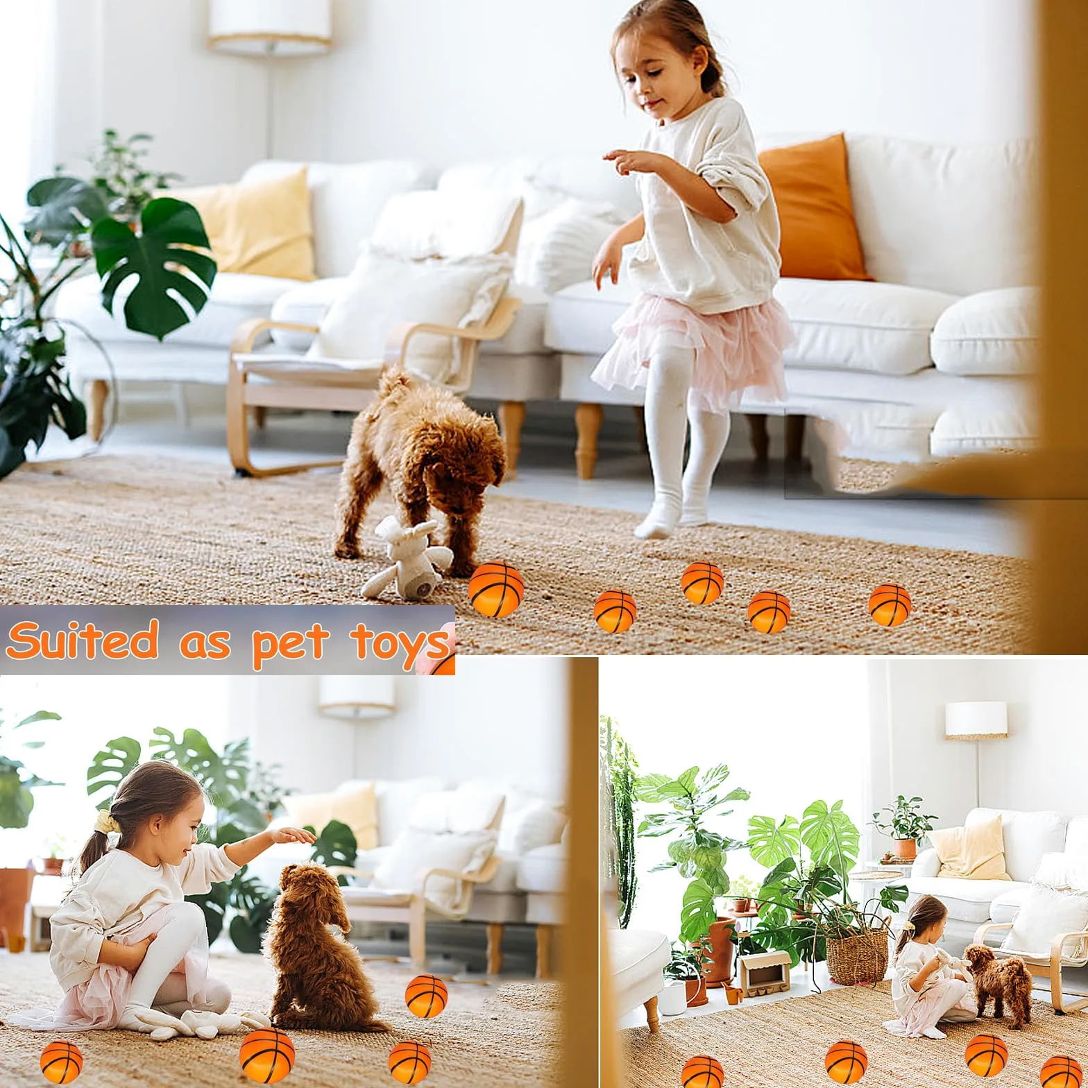 5-100pcs Palla Antistress Mini Pallone da Pallacanestro 5.3CM | palle da basket,palline antistress Bambini Gioco Attività all'Aperto, Sportivi Palline PU, Interni Esterni Feste