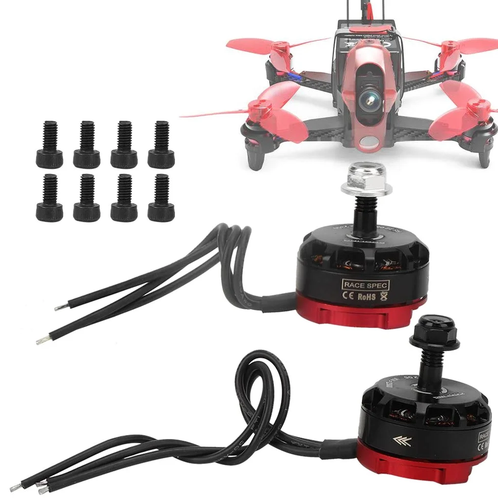 Motore Brushless RS2205 2300KV CW/CCW, Motore Quadricottero RC per Quadricottero Drone FPV Racing (4PCS