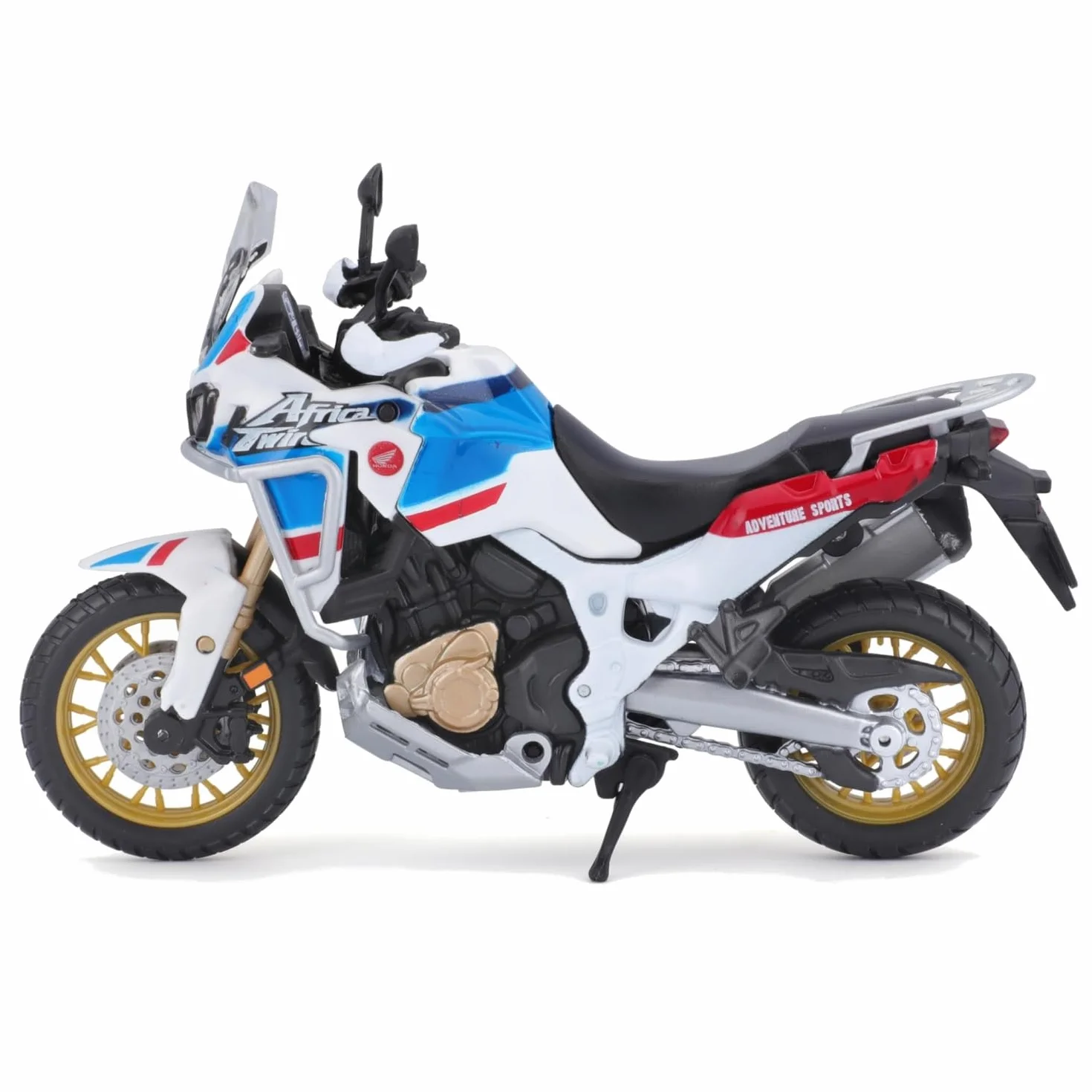 Bburago B18-51082 Honda Africa Twin Adventure, Modelli e Colori Assortiti, Scala 1:18