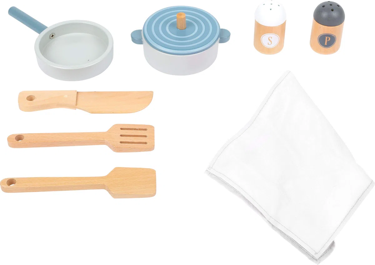 small foot 11465 Cucina per Bambini Sogno di Bambina, in Legno, Cucina Multifunzionale, Gioco di Ruolo