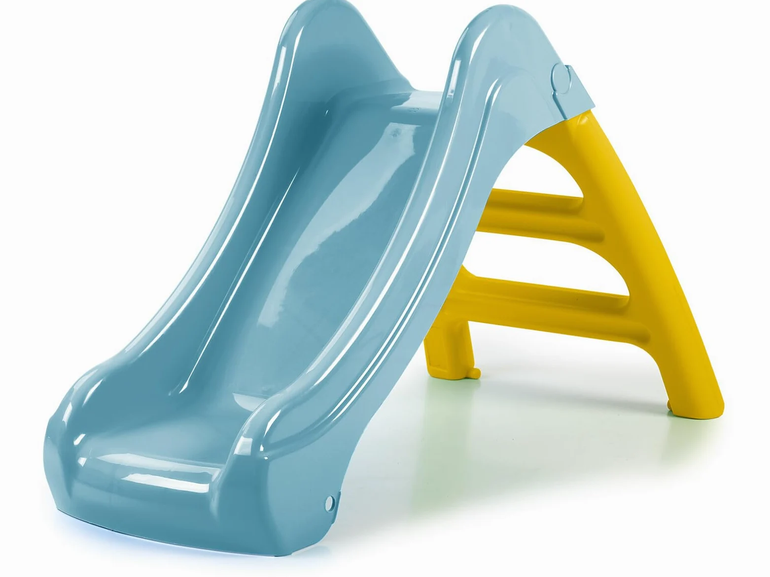 FEBER - Casual Slide, Scivolo Piccolo per Giardino, Scale Antiscivolo, Colori Resistenti alla Luce Solare e ai Cambiamenti di Temperatura, Facile Montaggio, Da 1 Anno, Famosa (FEL10000)