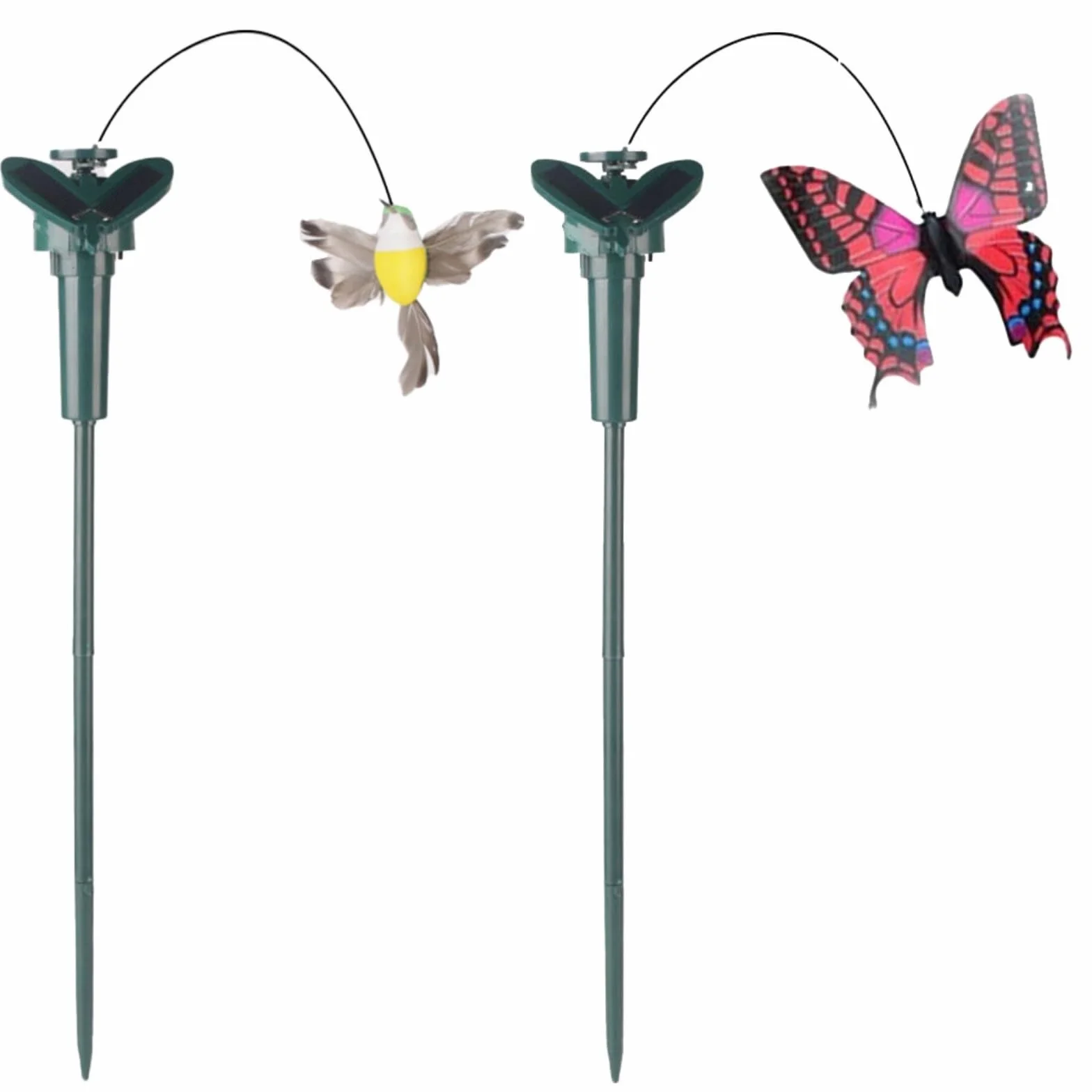 Farfalla solare volante decorazione giardino 5 pezzi