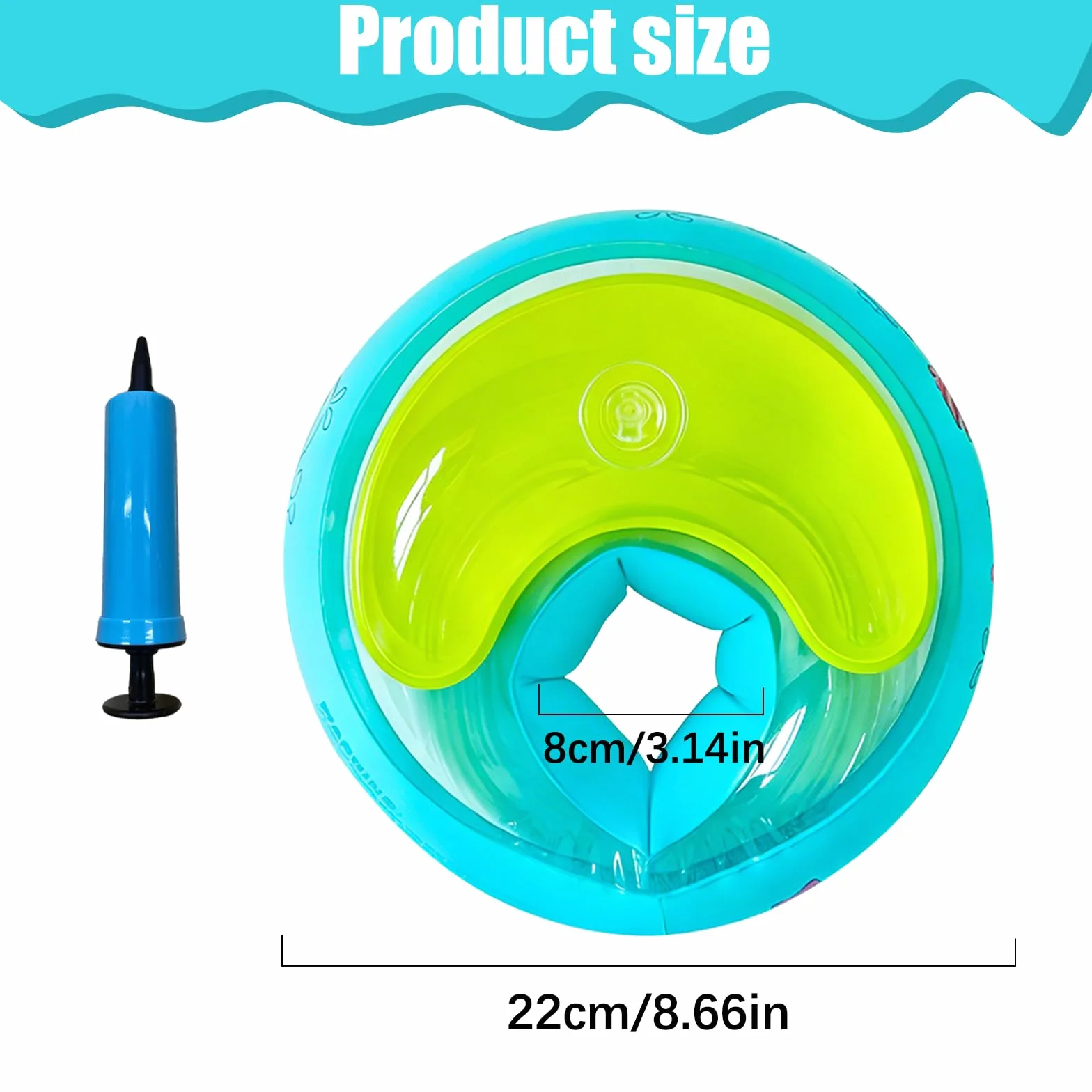 Braccioli Bambini,Swim Braccioli 3-6Anni,design elegante, modello di cartone animato per nuotare e allenarsi, Bracciolis per Adatti a bambiniss con Peso 11-30kg