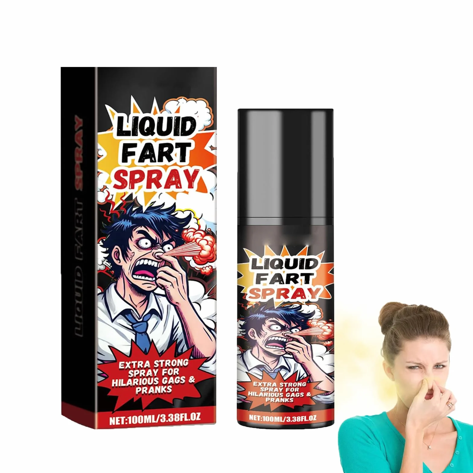 Spray Puzzolente Liquido,Scoreggia Liquido,Farta Puzzolente Spray,Spray per Scoregge Liquido,Spray Puzzolente per Scherzi,Scherzi Divertenti Spray,Che Odora Puzzolente Per Scherzi Del Pesce D'Aprile