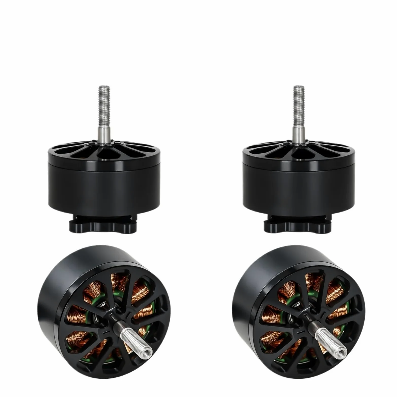 Motore brushless outrunner 700KV, compatibile con Flash Hobby | Parte di ricambio per drone, modello A4315 con albero da 6 mm, misura 50.5x63.5 mm, peso 237.3 g