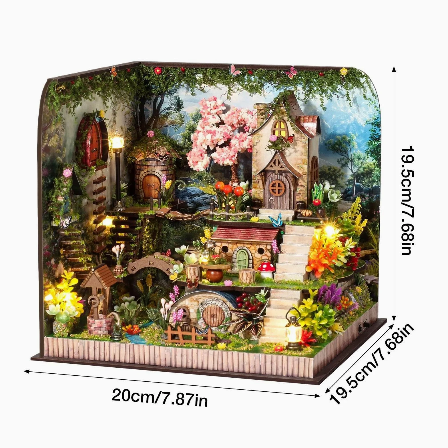 Kit Scenetta Per Mensola Kit Creativo Per Decorare Il Tavolo E Creare | Casa in Miniatura Fatta a Mano Per Adulti e Adolescenti, Ideale per Casa, Libreria, Aula e Miniatura