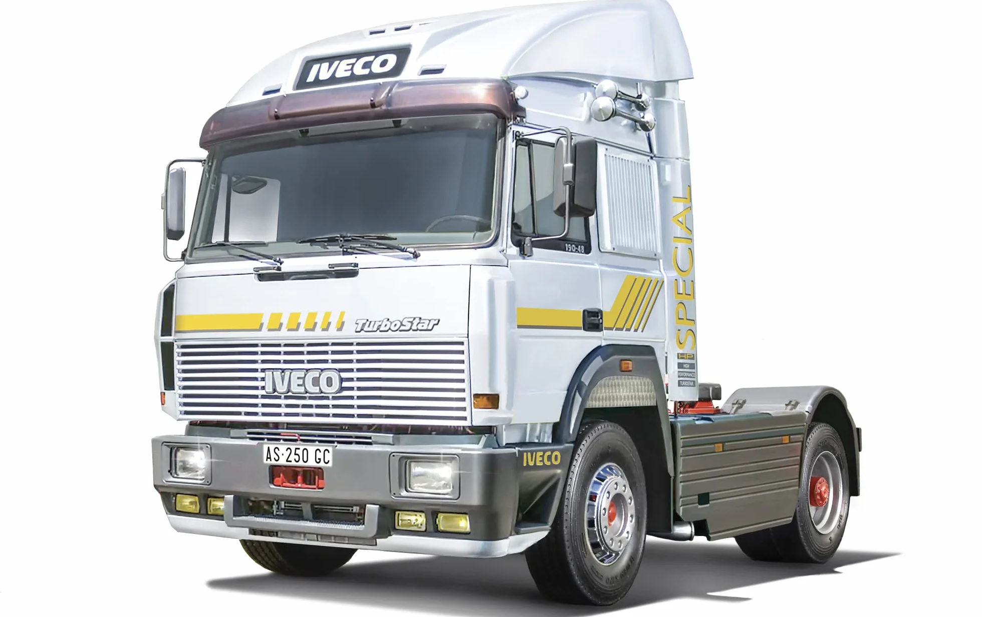Italeri 3926 IVECO TURBOSTAR 190.48 SPECIAL, scala 1:24, plastic model kit, modello in plastica da montare, modellismo, camion, Multicolore, adulti unisex
