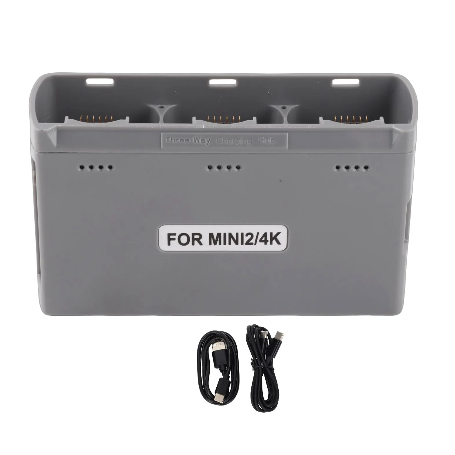 Alomejor Drone Battery Charging Hub for Mini2, MiniSE, Mini2 SE | 3 porte, design compatto, resistente agli urti, display livello batteria, ricarica prioritaria