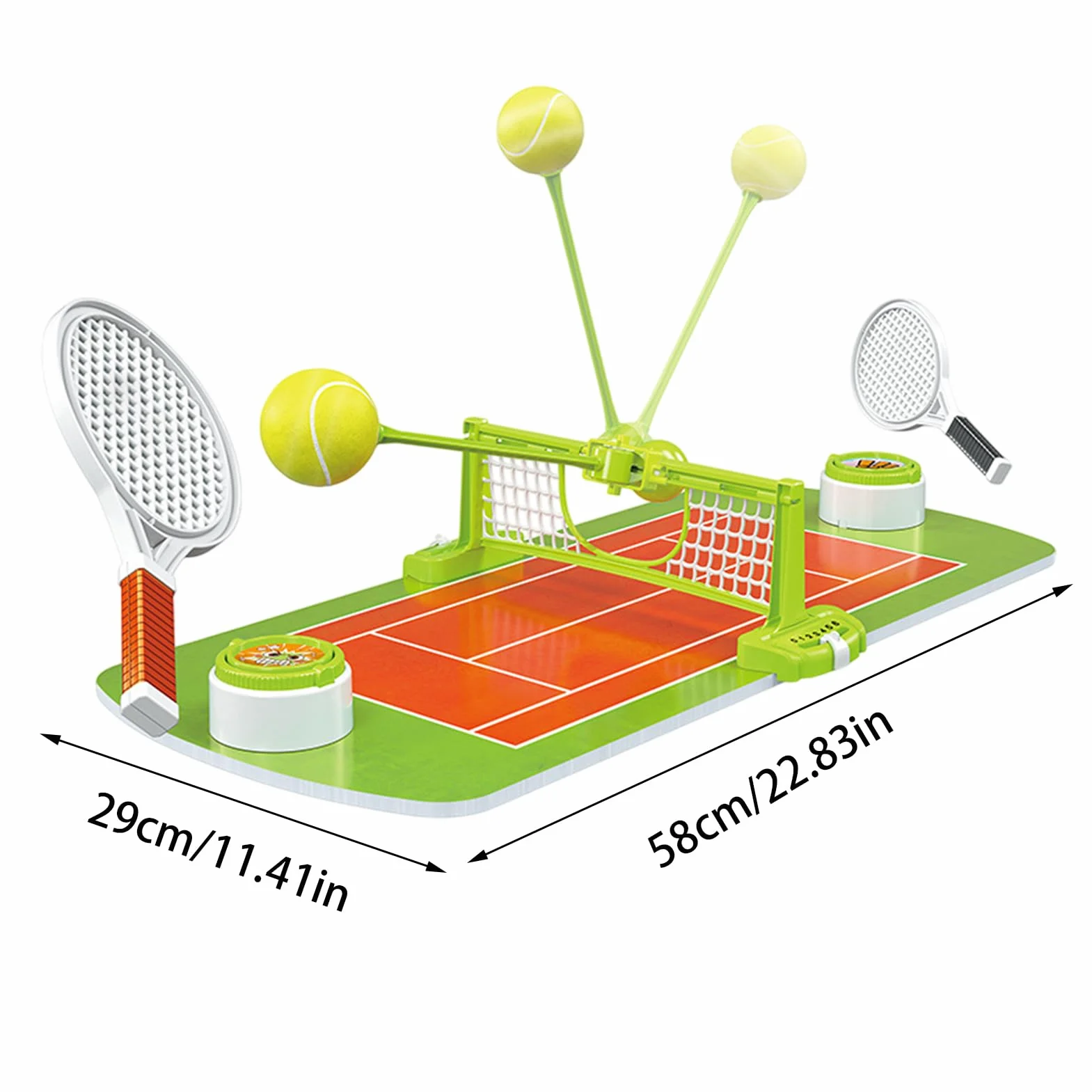 Gioco Da Tennis Da Tavolo Portatile con Racchette per Due Giocatori