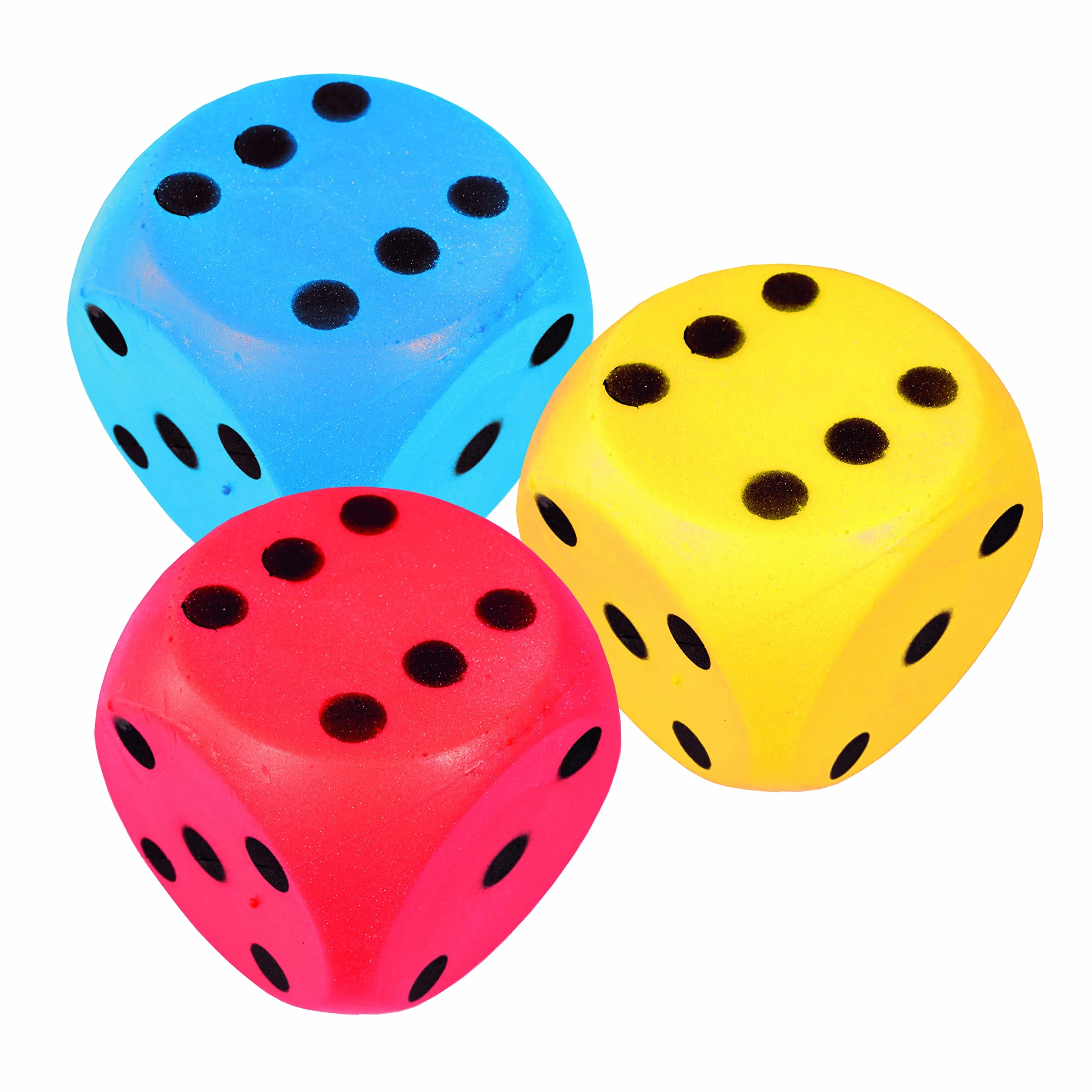 BLUE SKY - Ditale gigante - Gioco all'aperto - 046523 - Giallo - Schiuma - Giocattolo per bambini - 16 cm - Da 3 anni