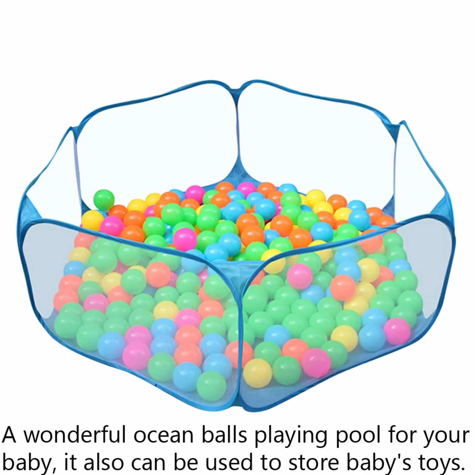 Pieghevole Portatile da Gioco per Bambini Pool Tent per Ocean Balls Bambini Ball Pit Pool Gioco Tenda Giocattolo per Bambini per Giocare All'aperto
