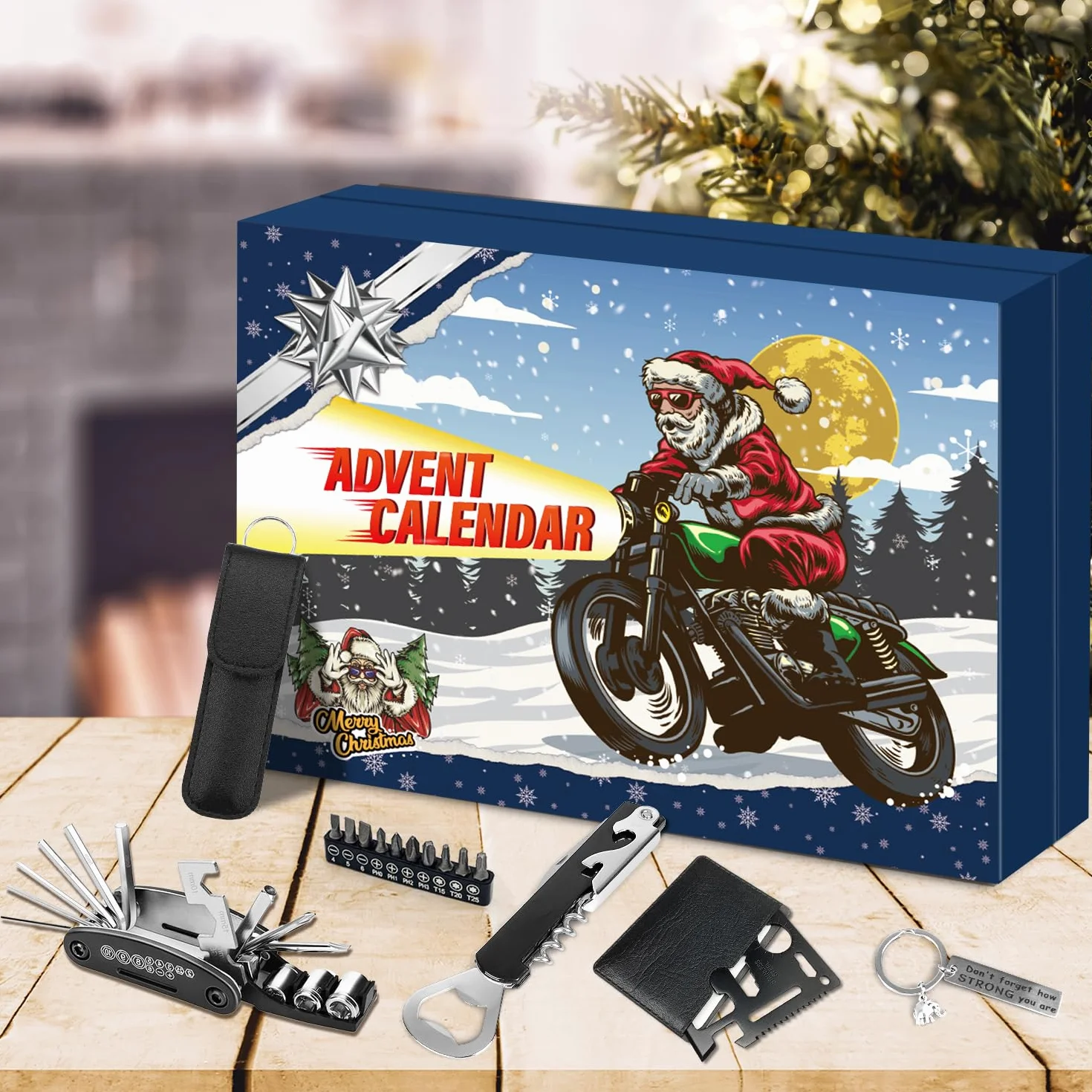 iZoeL Calendario Avvento Uomo Calendario Avvento Adulti Idee Regalo Natale 2025, Regali Natale per Padre Fratello Nonno Zio Fidanzato