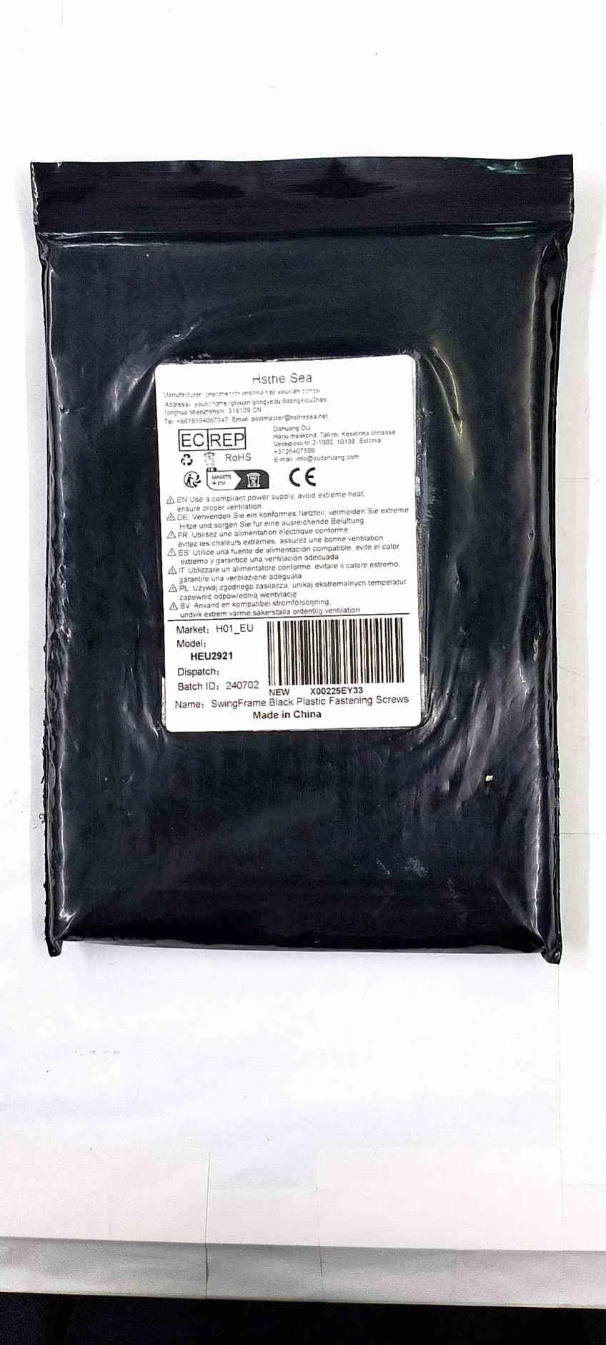 2 Pezzi M12 Vite di fissaggio in plastica, Manopola Tettoie Altalena da Giardino Raccordi in plastica per fissare il telaio del baldacchino al telaio dell'altalena - Nero