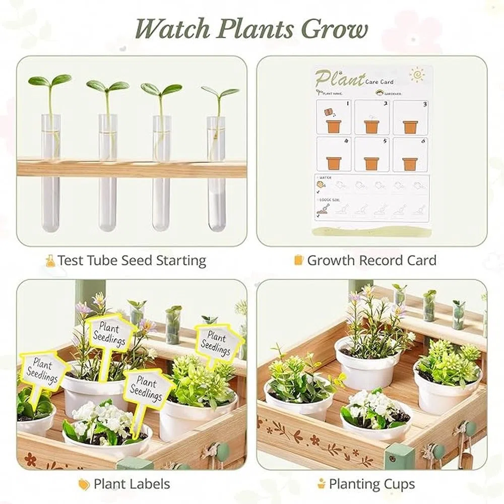 Il set da giardinaggio per bambini insegna ai più piccoli a