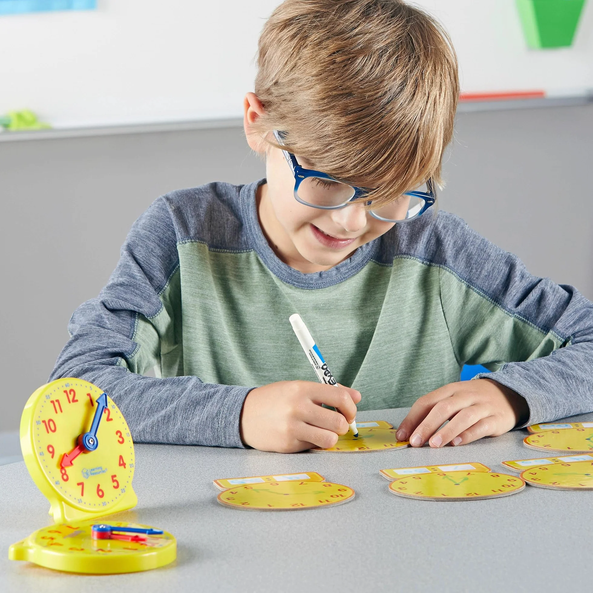Learning Resources attività per Piccoli Gruppi About Time, Set da 6