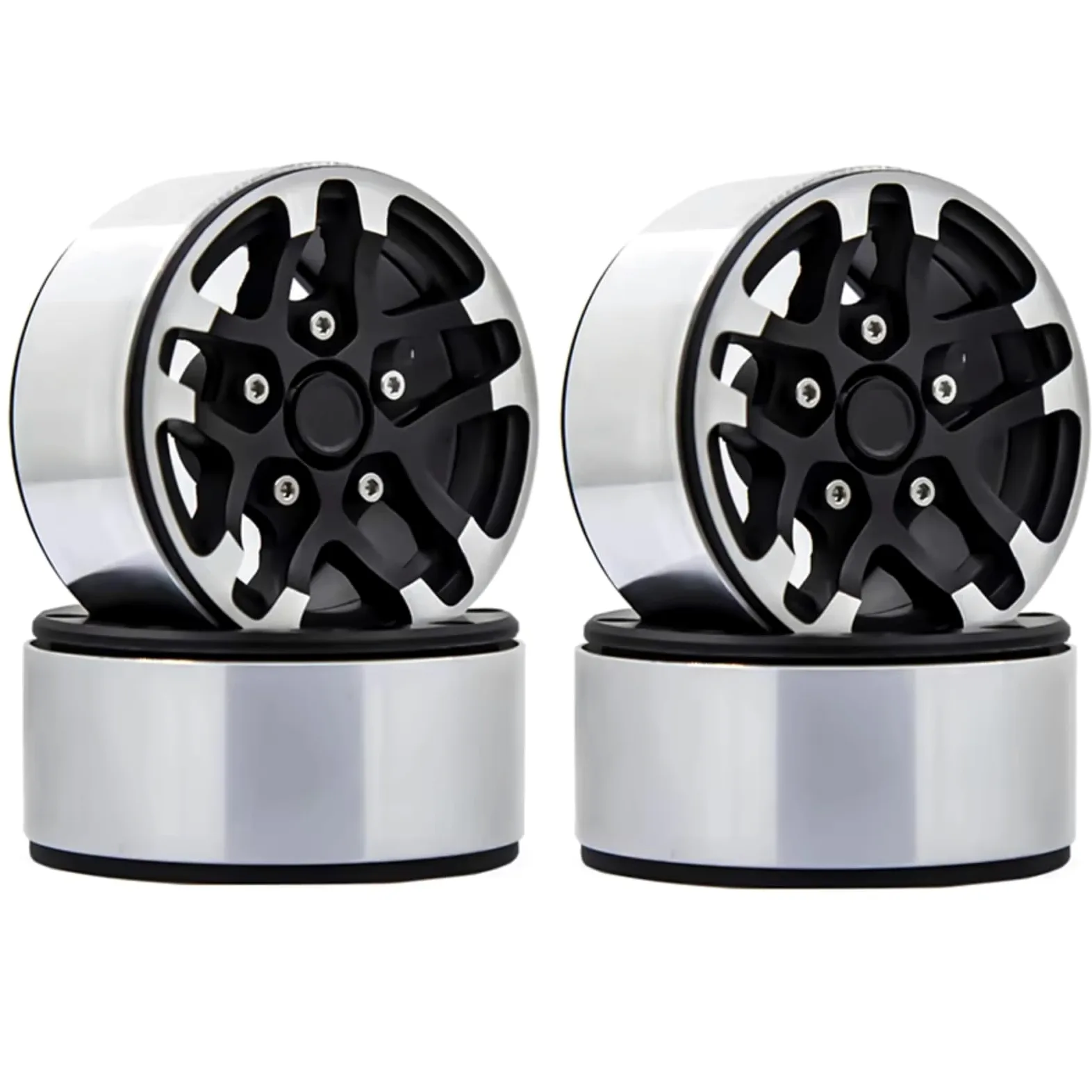 Compatibile Con TRX4 Per SCX10 AT4 1/10 RC Auto Modifica Aggiornamento Parti Di Ricambio Accessori Cerchi Da 1.9" RC Ruote Gomma