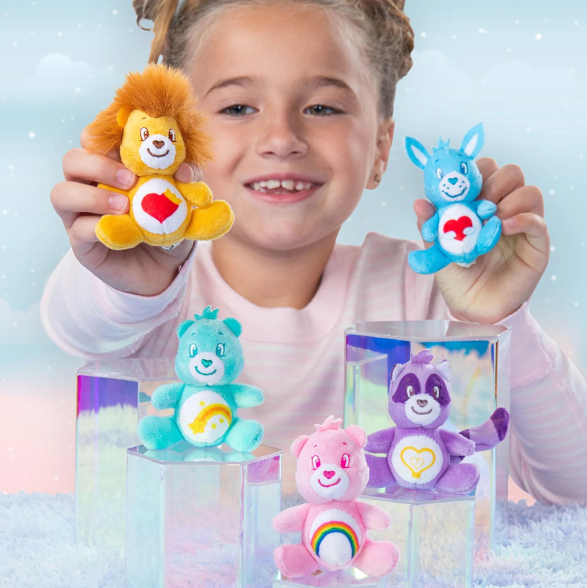 Basic Fun Care Bears Micro Teenies & Cousins Set Vacanze – Confezione da Collezione