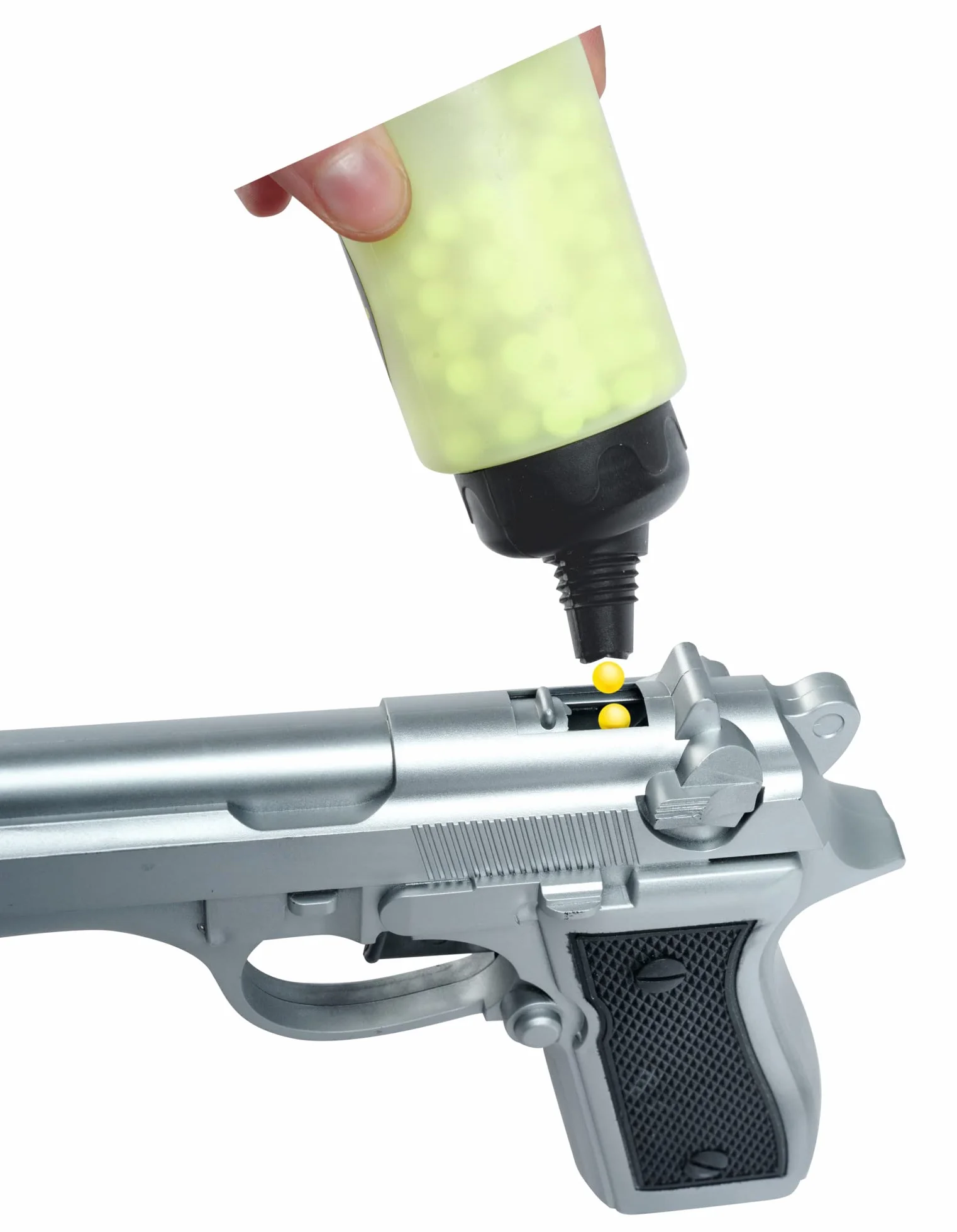Simba 108022558-400 - Palline per pistola a sfera, munizioni, scatola di ricarica, con rifornimento, accessori per arma giocattolo, dai 3 anni in su