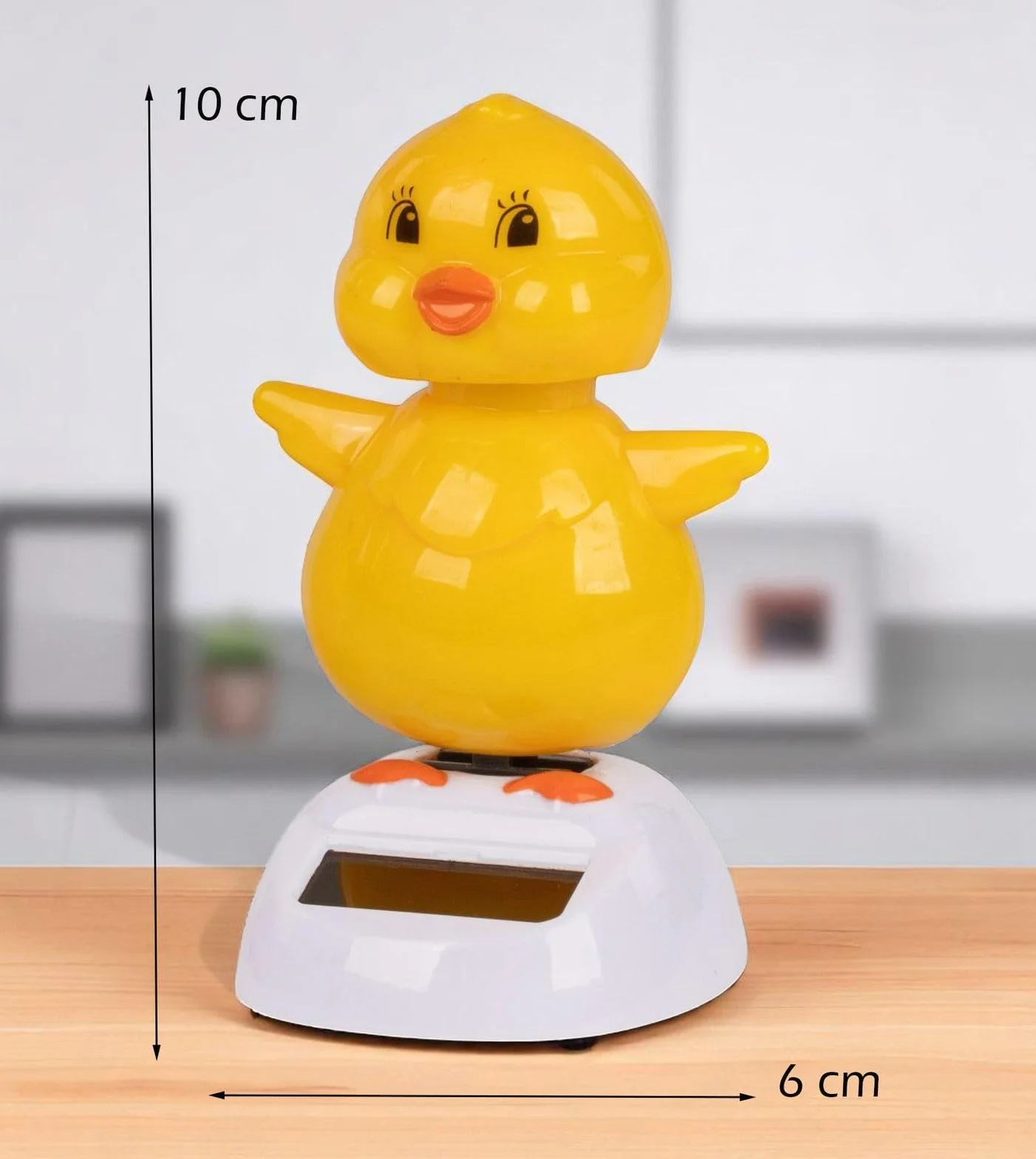 formano Figura solare oscillante pulcino 10 cm statuetta decorativa a energia solare idea regalo